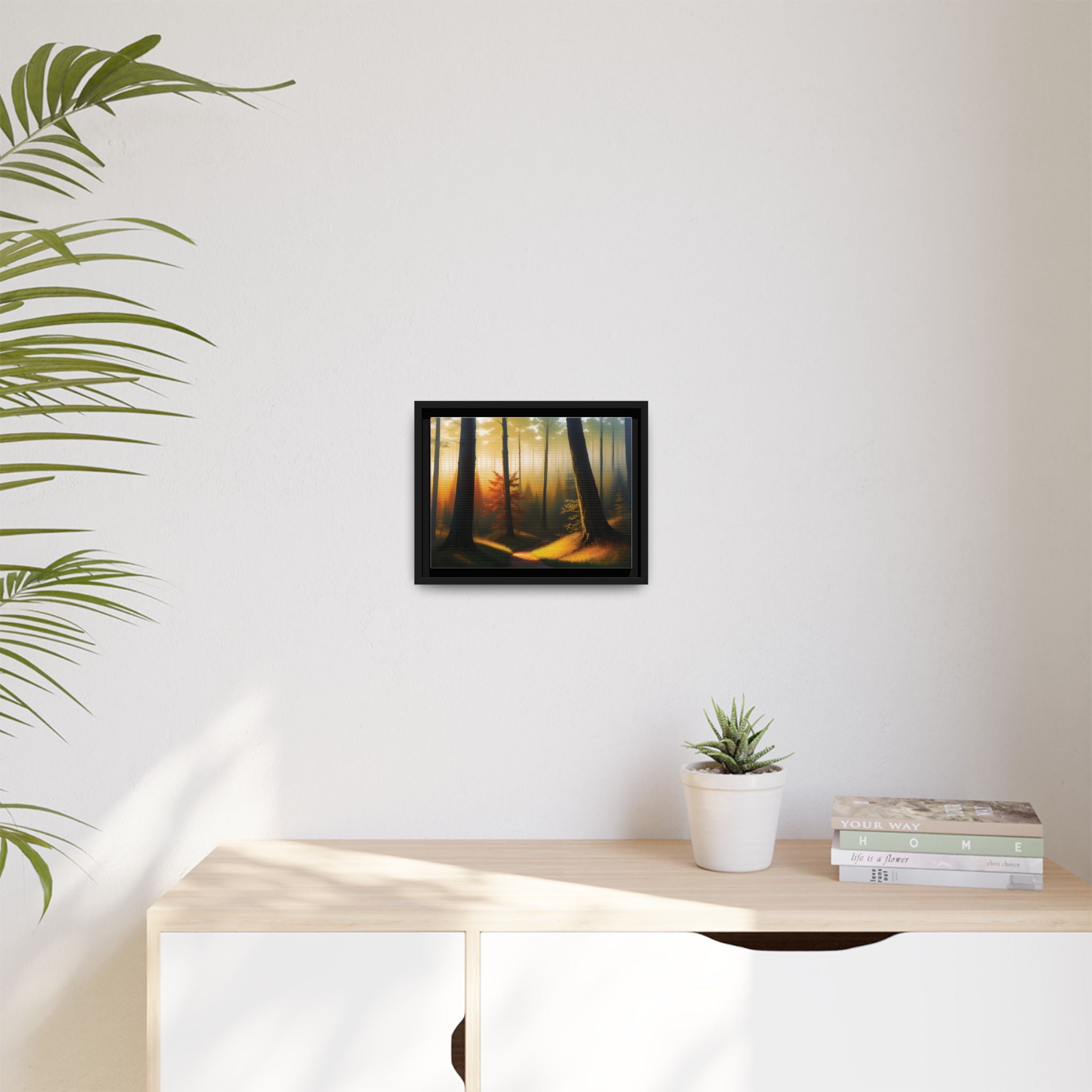 Wall Art Print - Misty Forest Sunrise