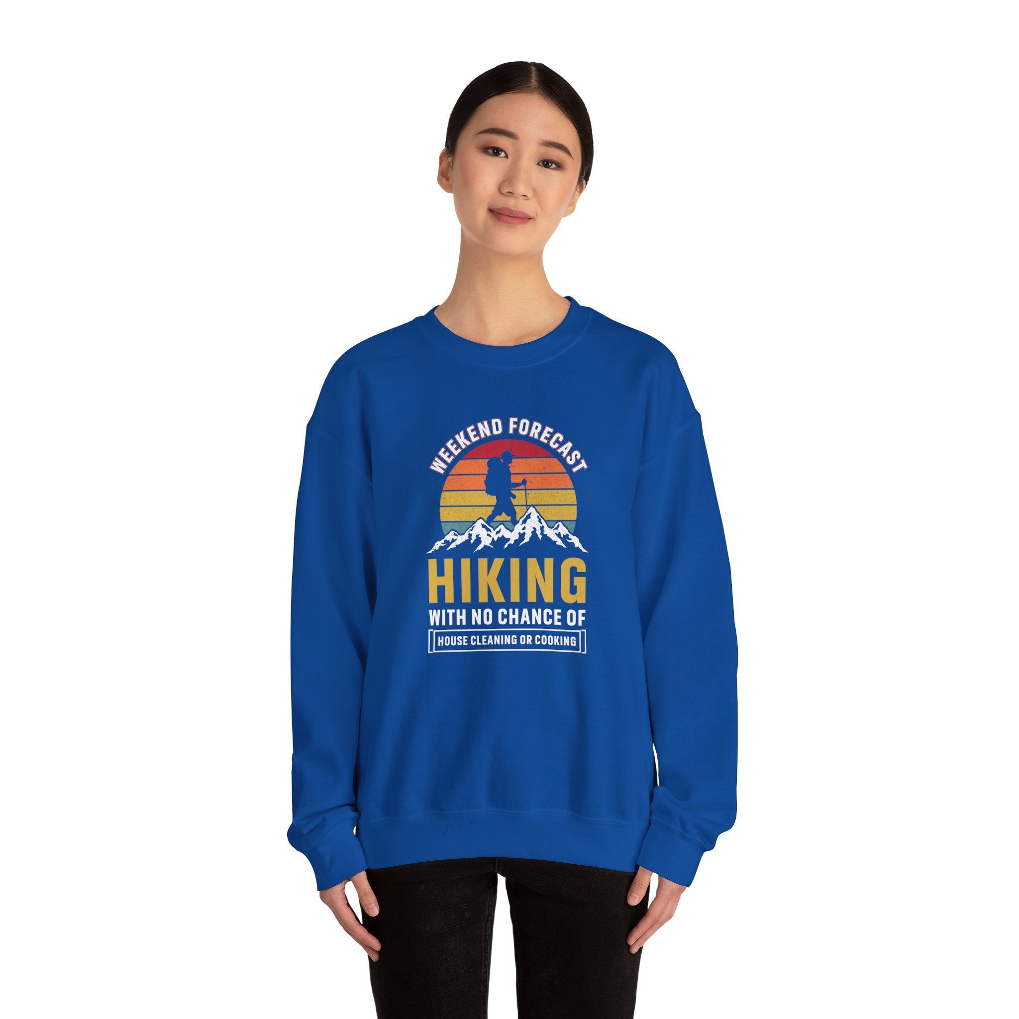 Spirited Trail-Lover Crew Sweatshirt