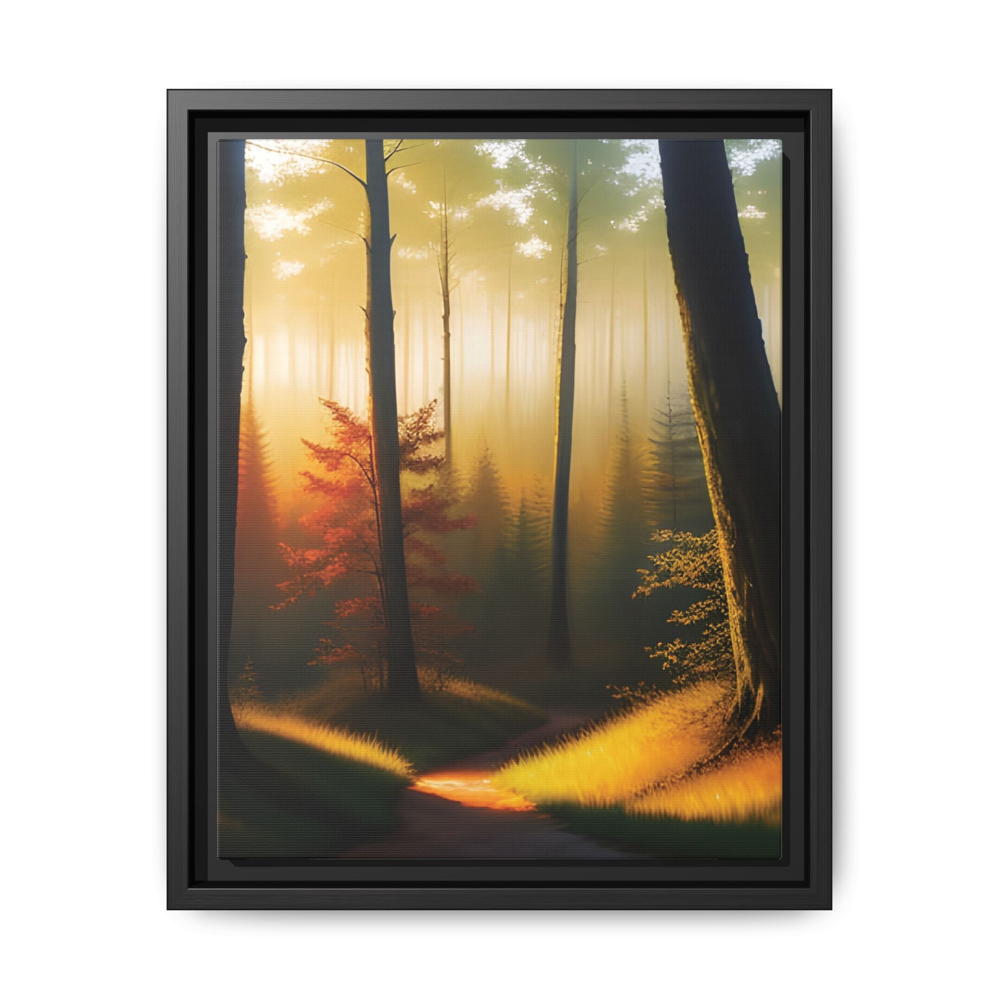 Wall Art Print - Misty Forest Sunrise