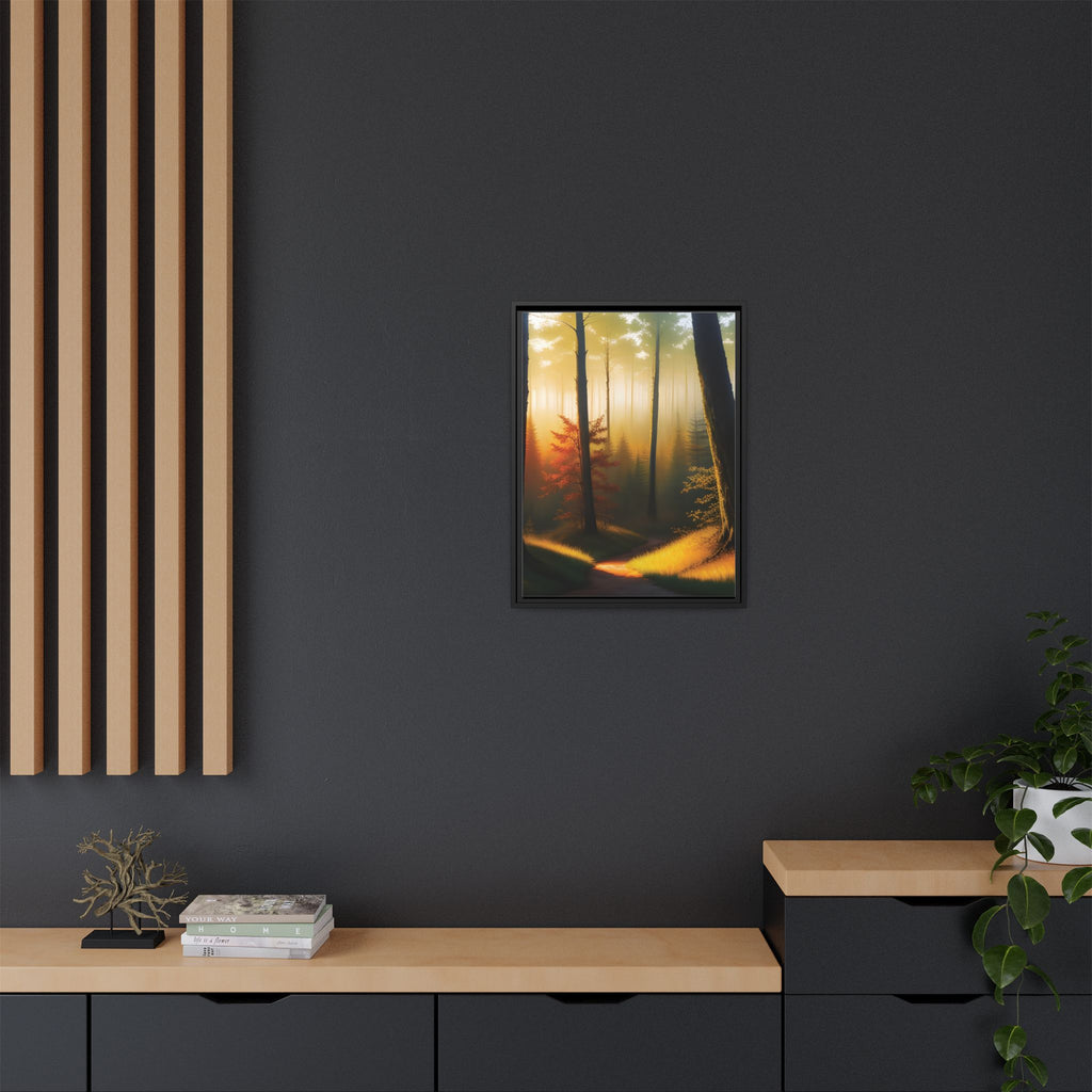 Wall Art Print - Misty Forest Sunrise