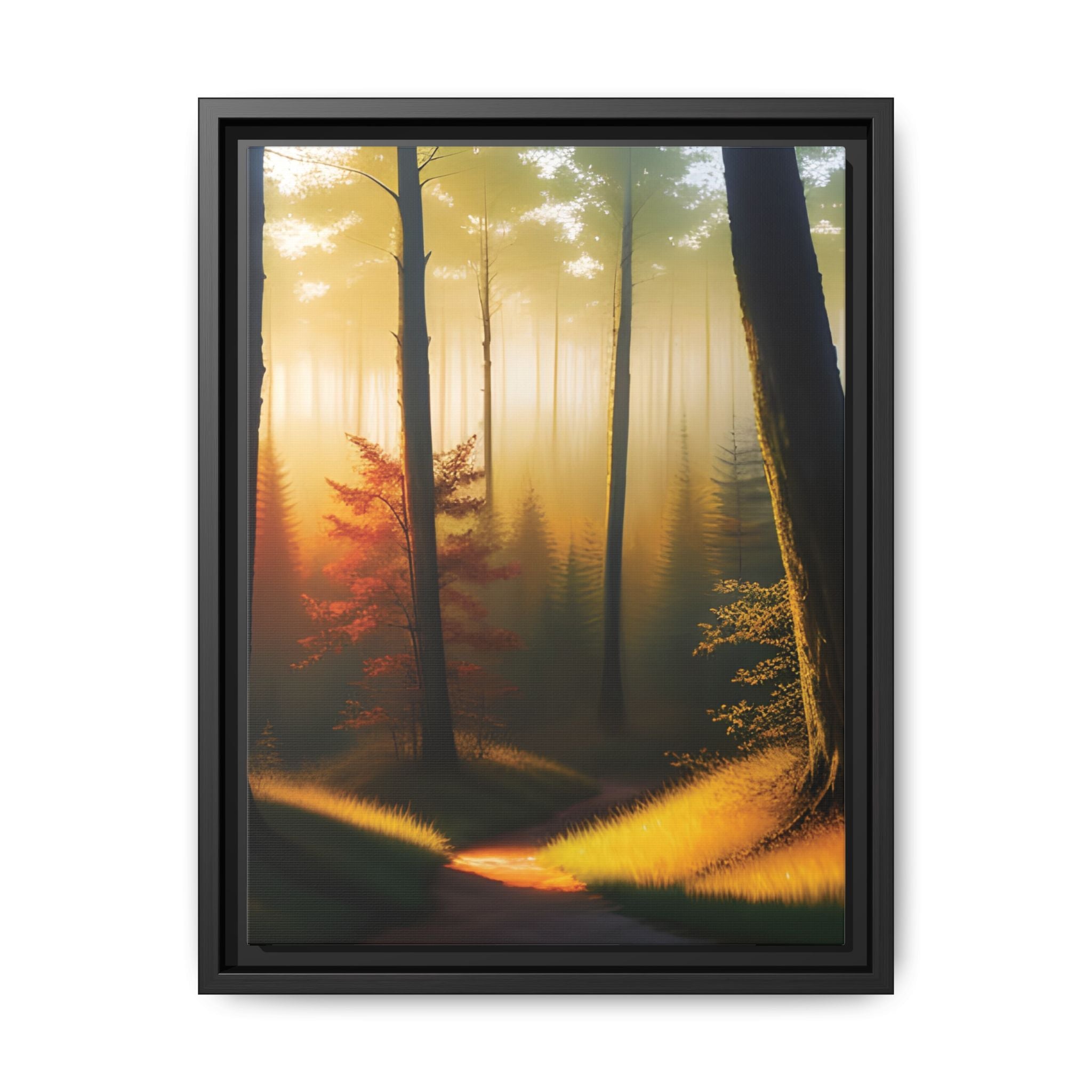 Wall Art Print - Misty Forest Sunrise