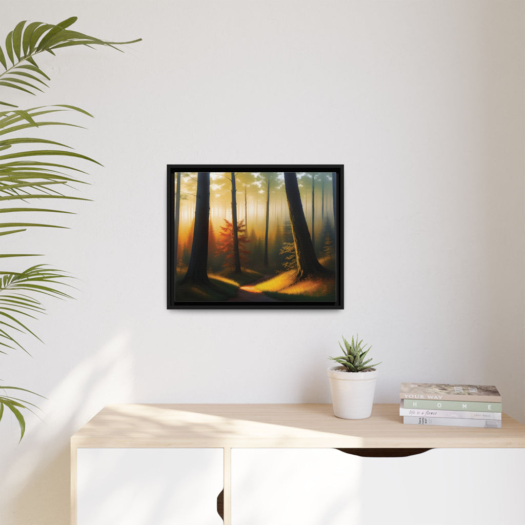 Wall Art Print - Misty Forest Sunrise