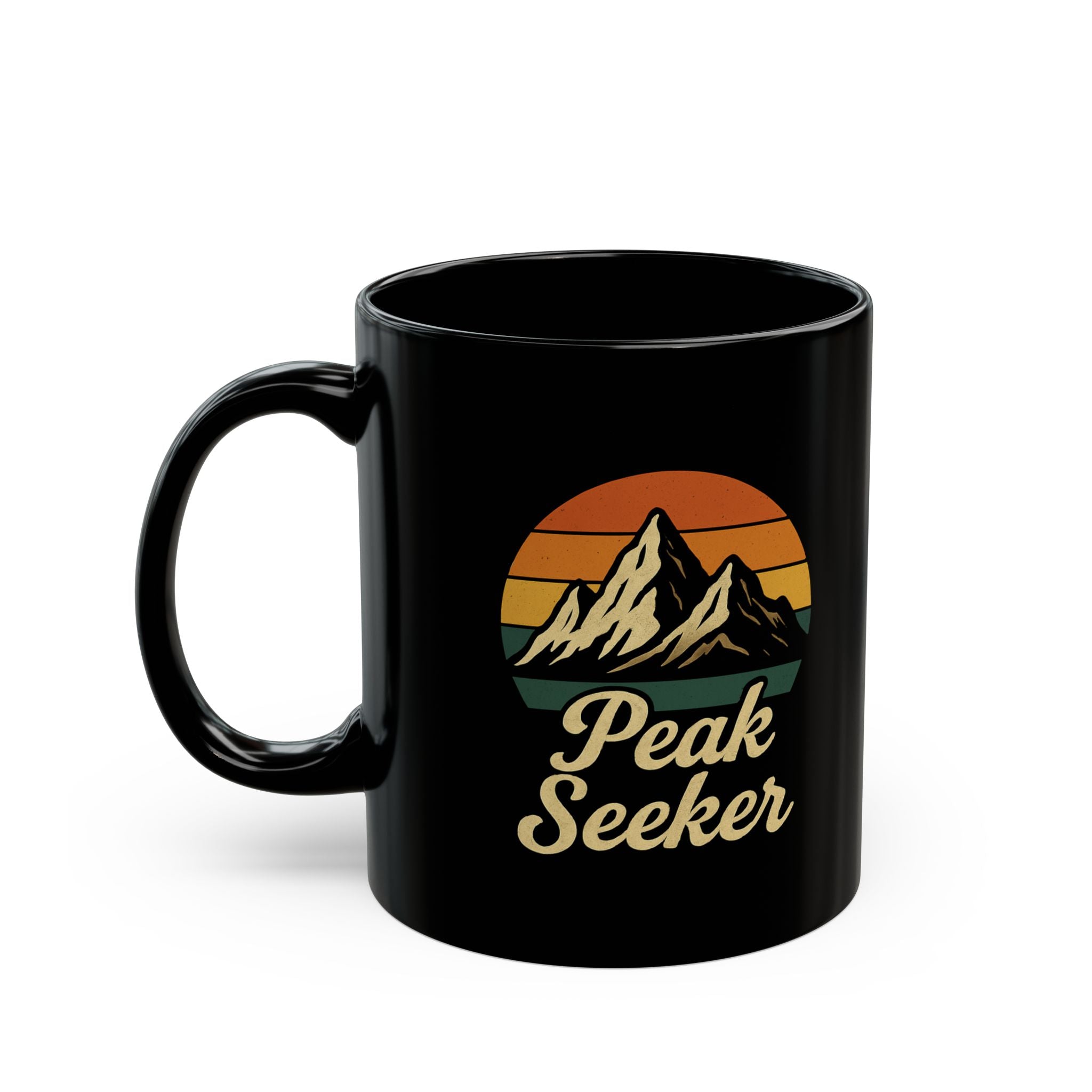 Power-Pour Glossy Black Mug