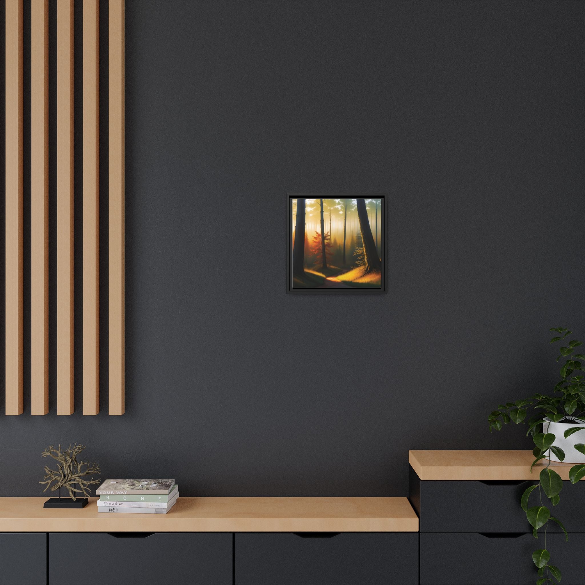 Wall Art Print - Misty Forest Sunrise