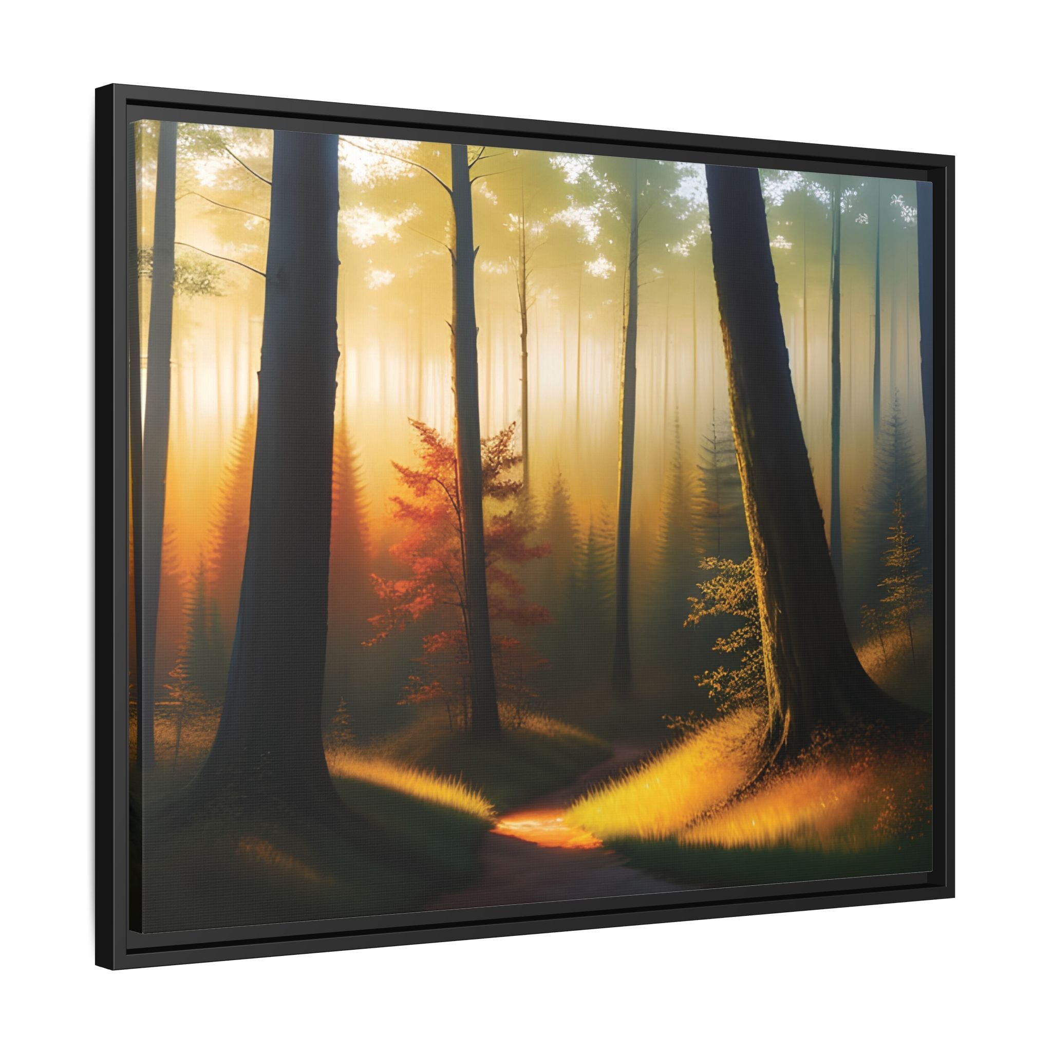 Wall Art Print - Misty Forest Sunrise