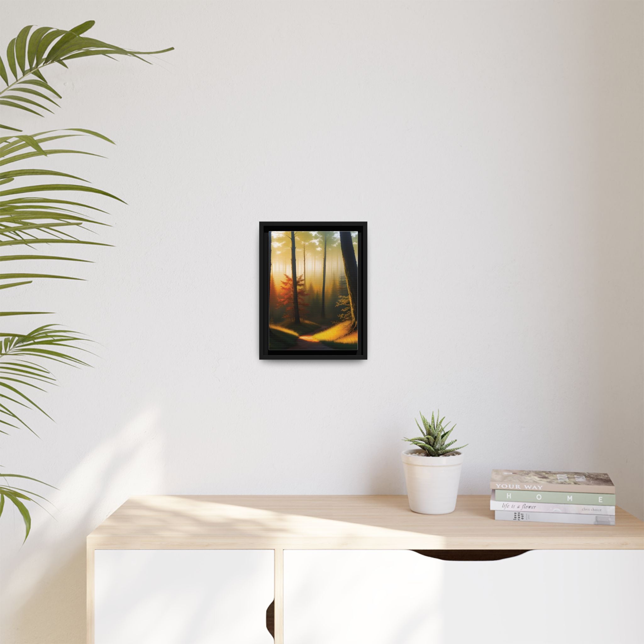 Wall Art Print - Misty Forest Sunrise