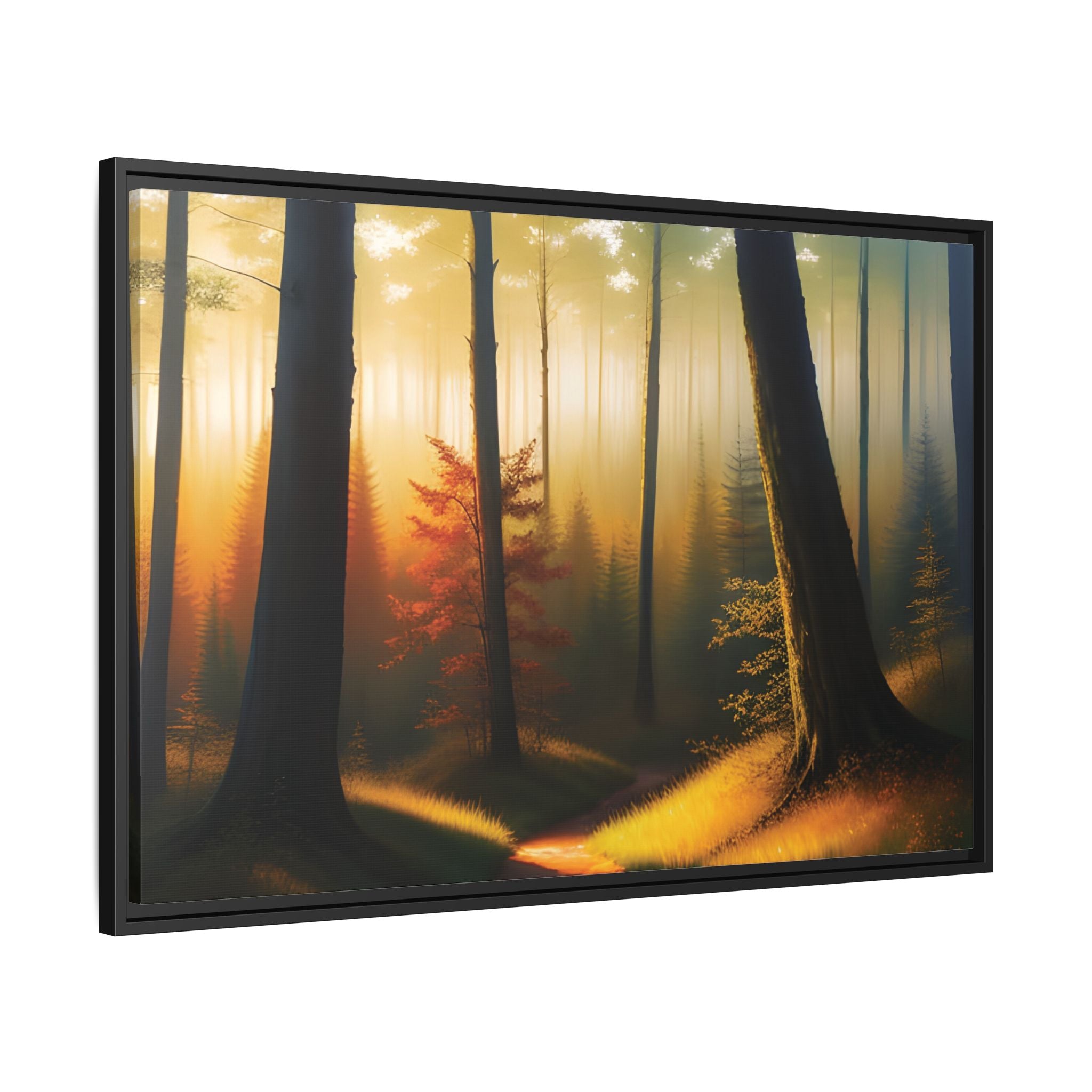 Wall Art Print - Misty Forest Sunrise
