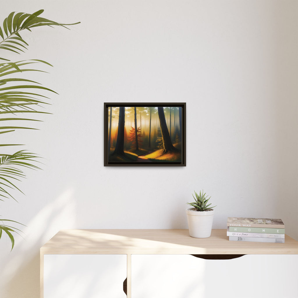 Wall Art Print - Misty Forest Sunrise