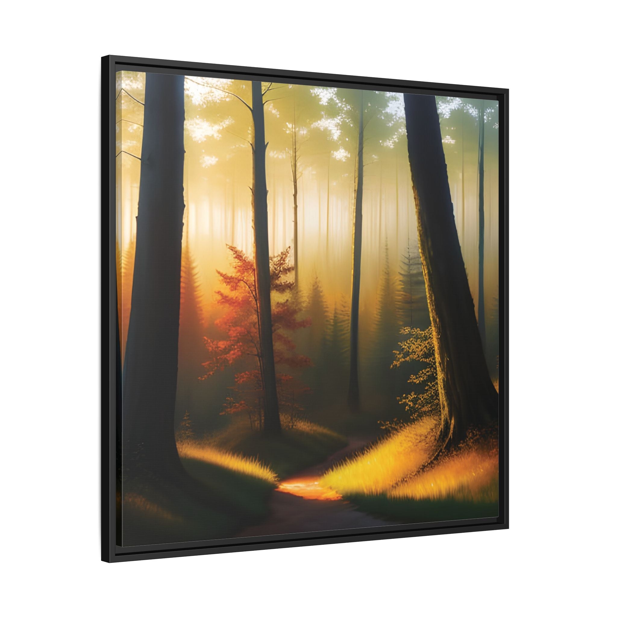 Wall Art Print - Misty Forest Sunrise