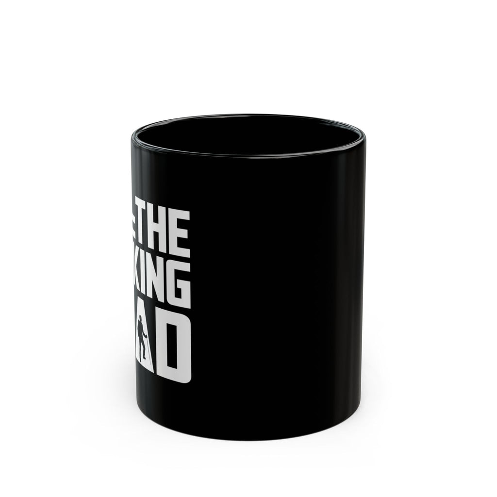 Smoldering Black Hiking Dad Mug