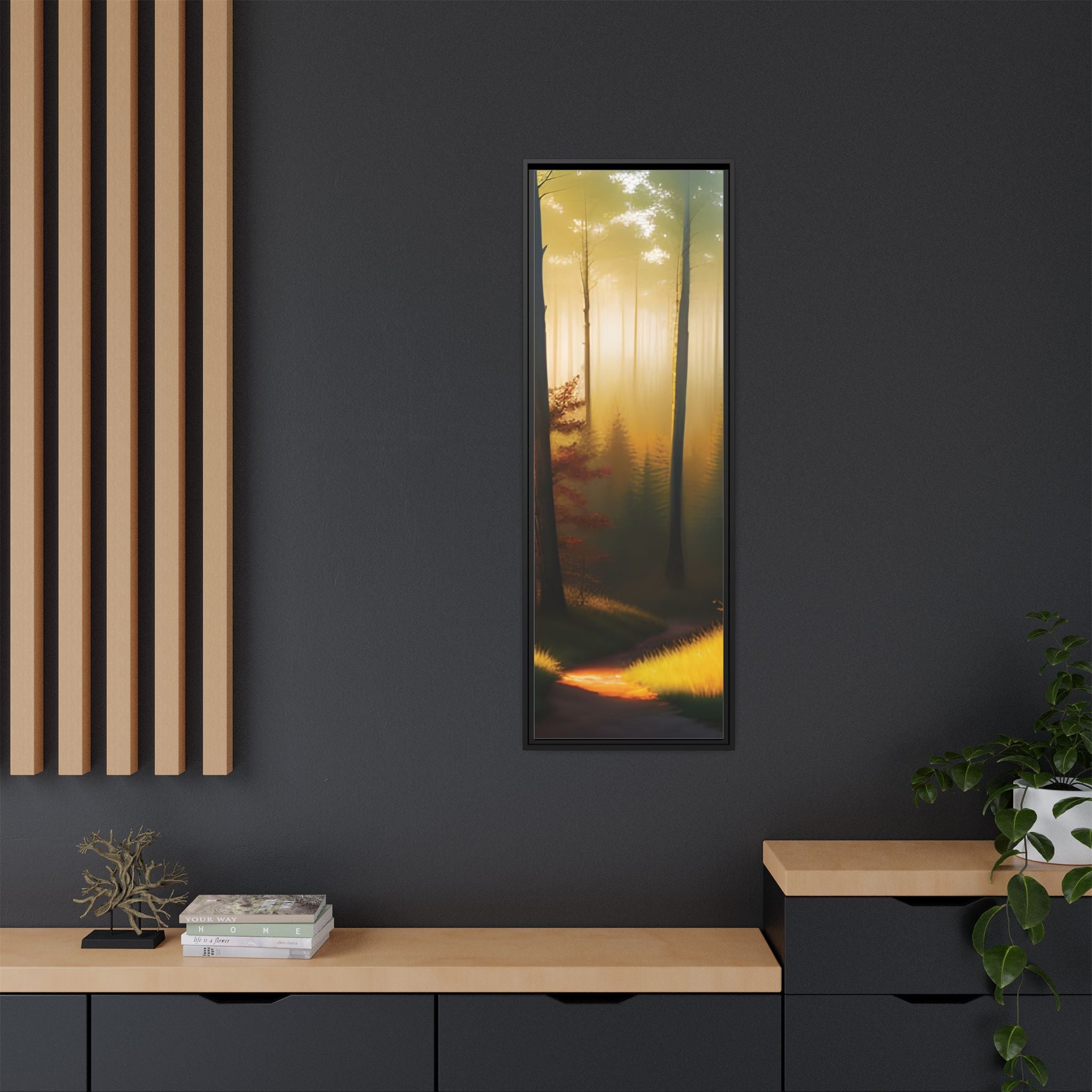 Wall Art Print - Misty Forest Sunrise