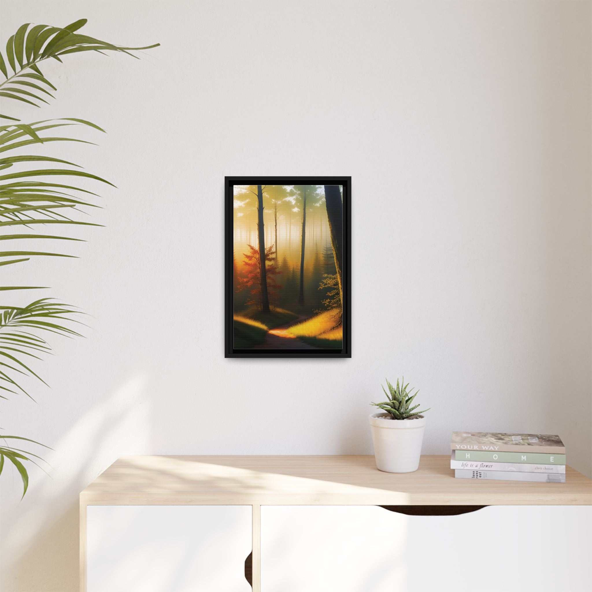Wall Art Print - Misty Forest Sunrise