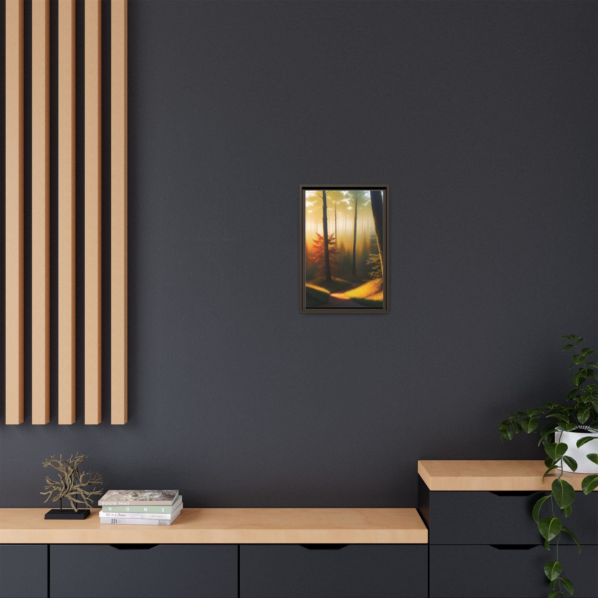 Wall Art Print - Misty Forest Sunrise
