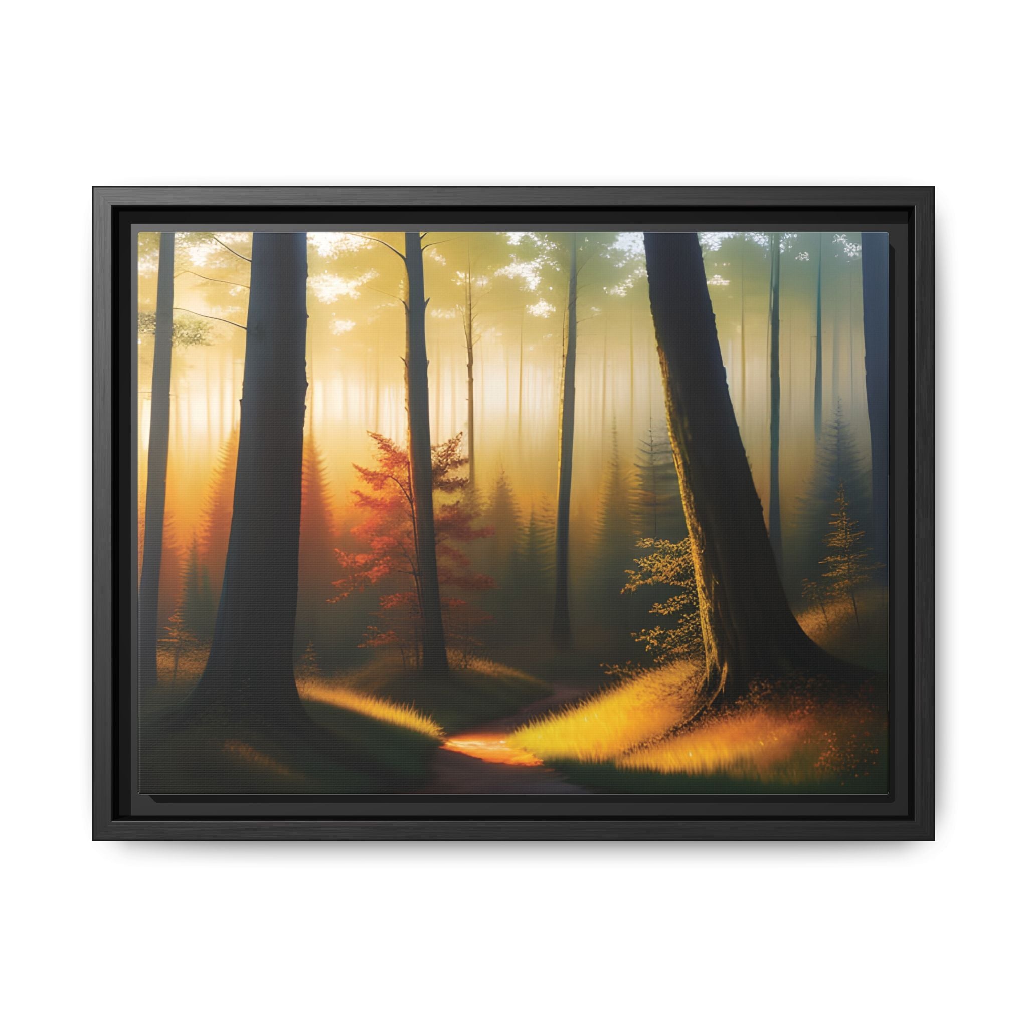 Wall Art Print - Misty Forest Sunrise