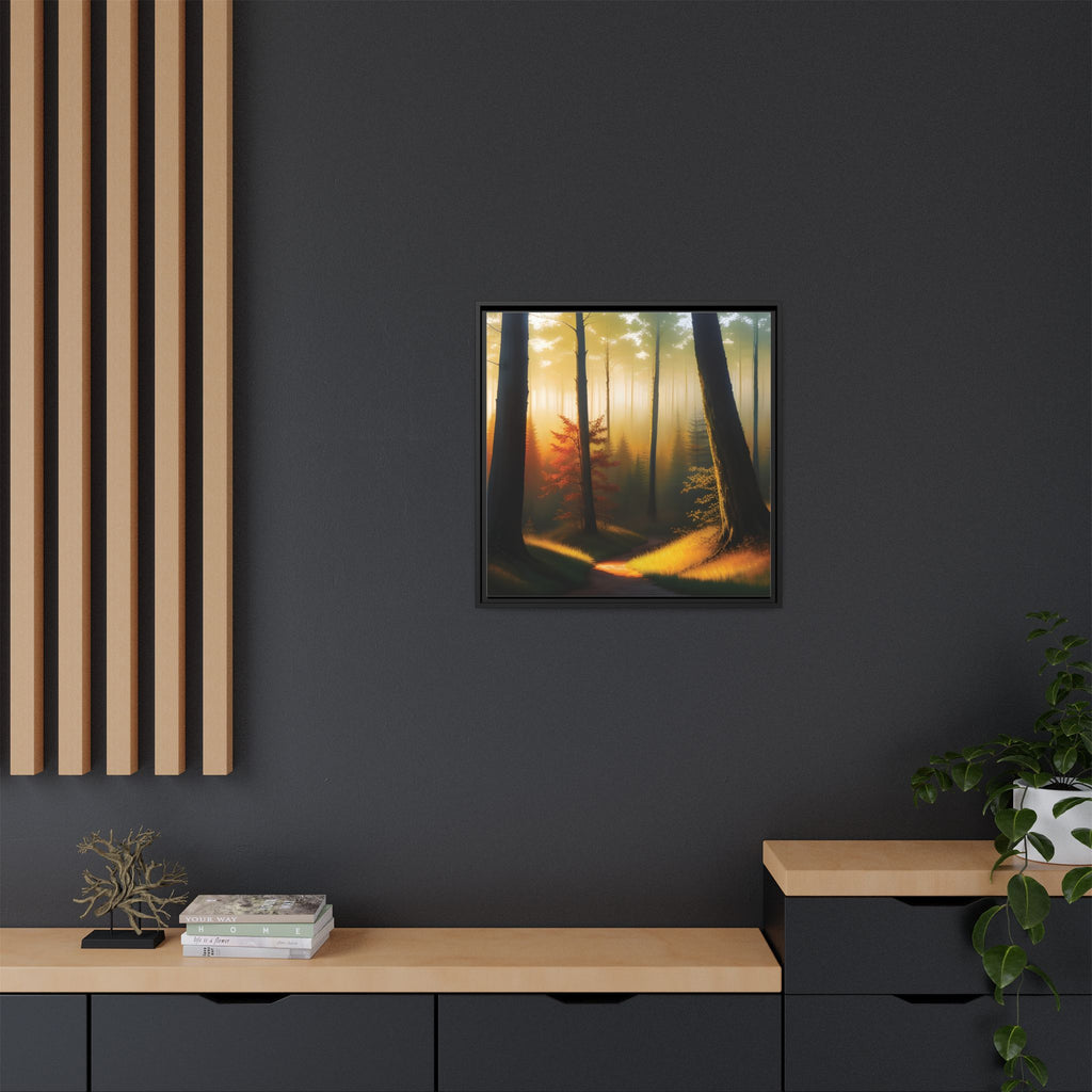 Wall Art Print - Misty Forest Sunrise
