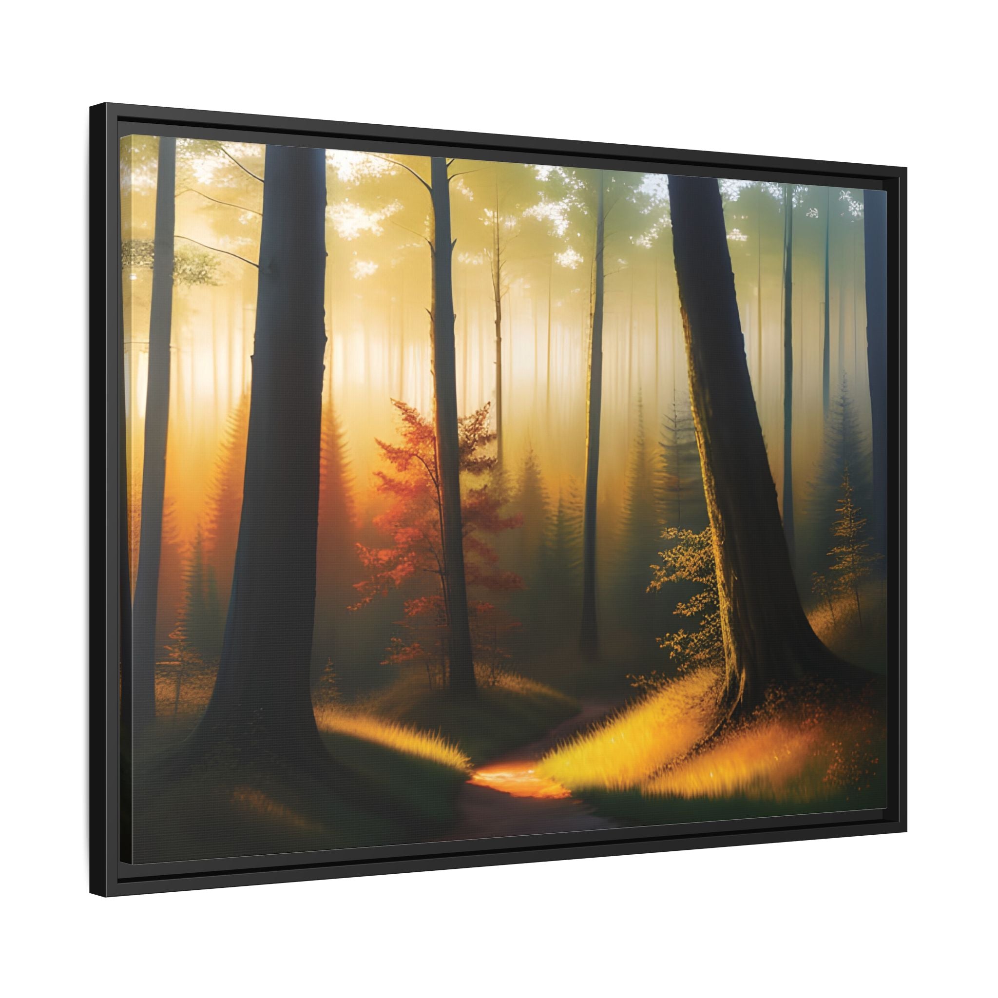Wall Art Print - Misty Forest Sunrise