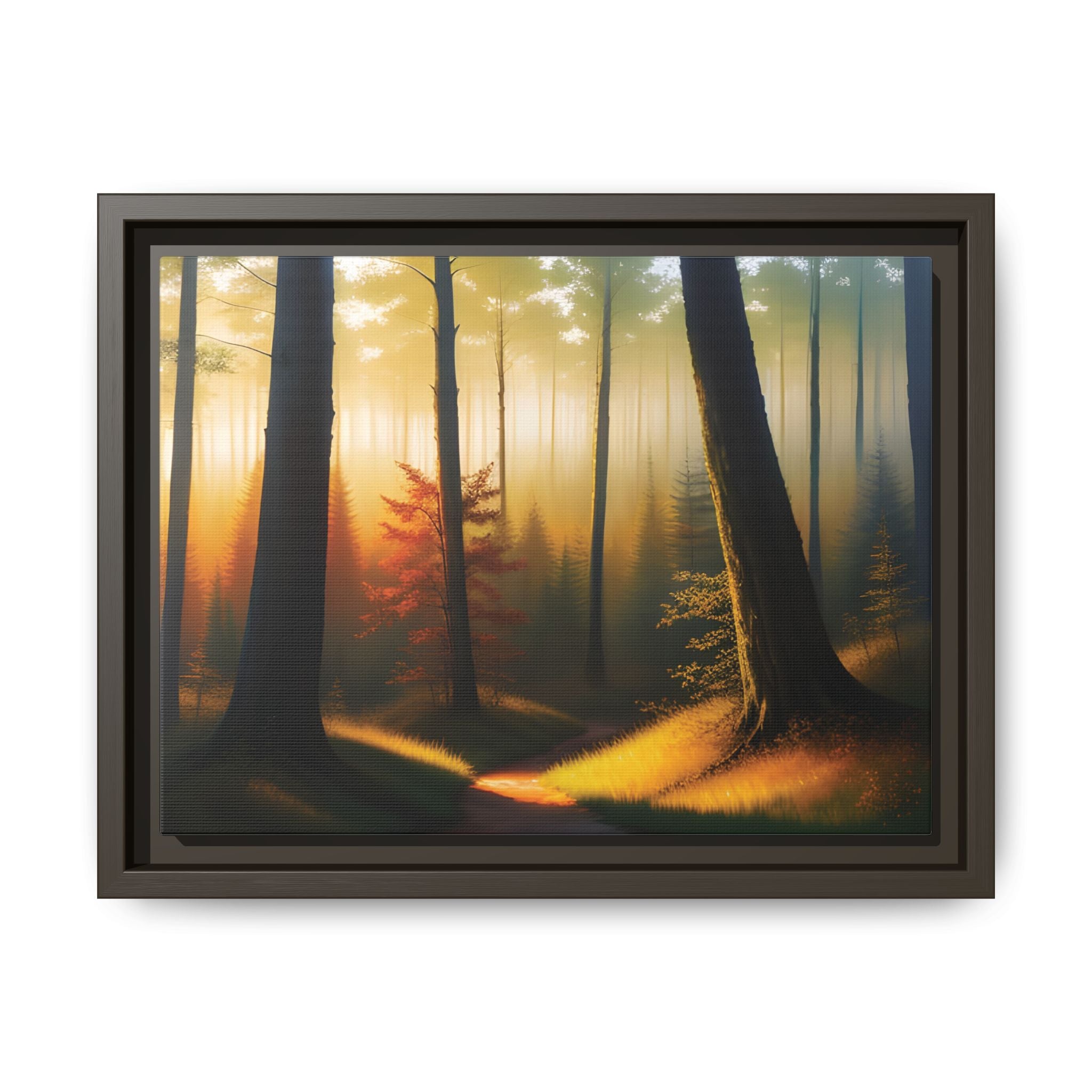 Wall Art Print - Misty Forest Sunrise