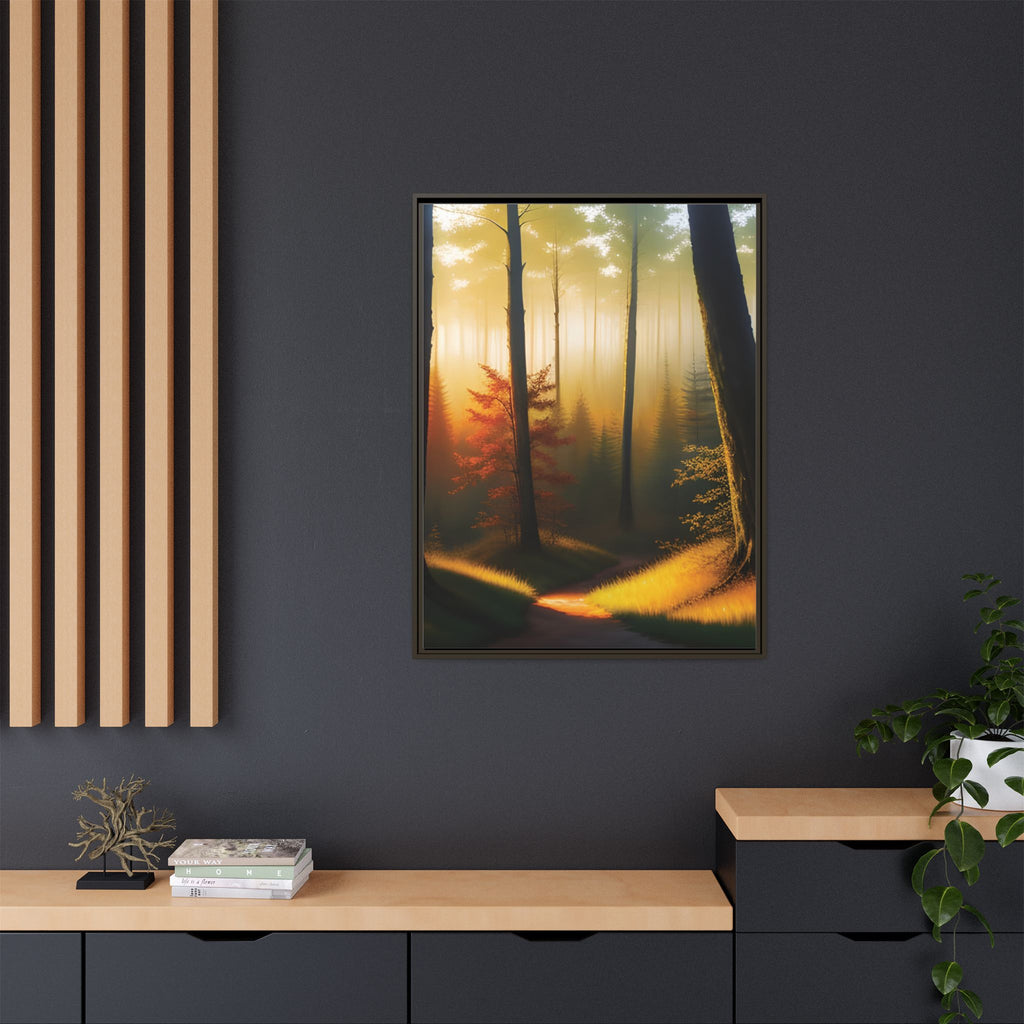 Wall Art Print - Misty Forest Sunrise