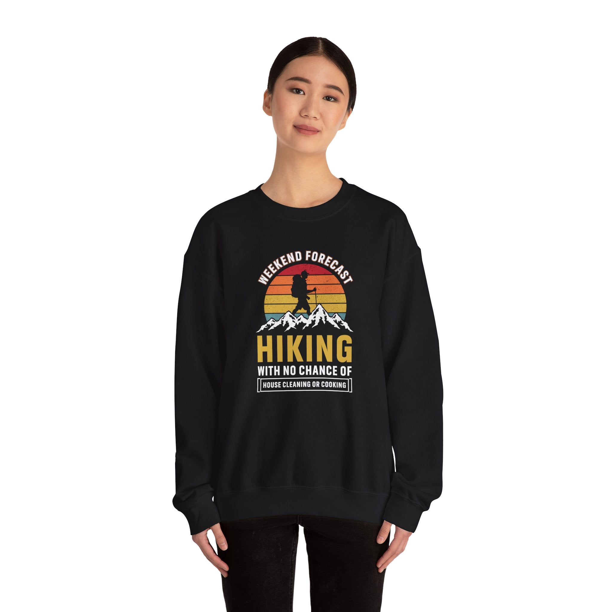 Spirited Trail-Lover Crew Sweatshirt