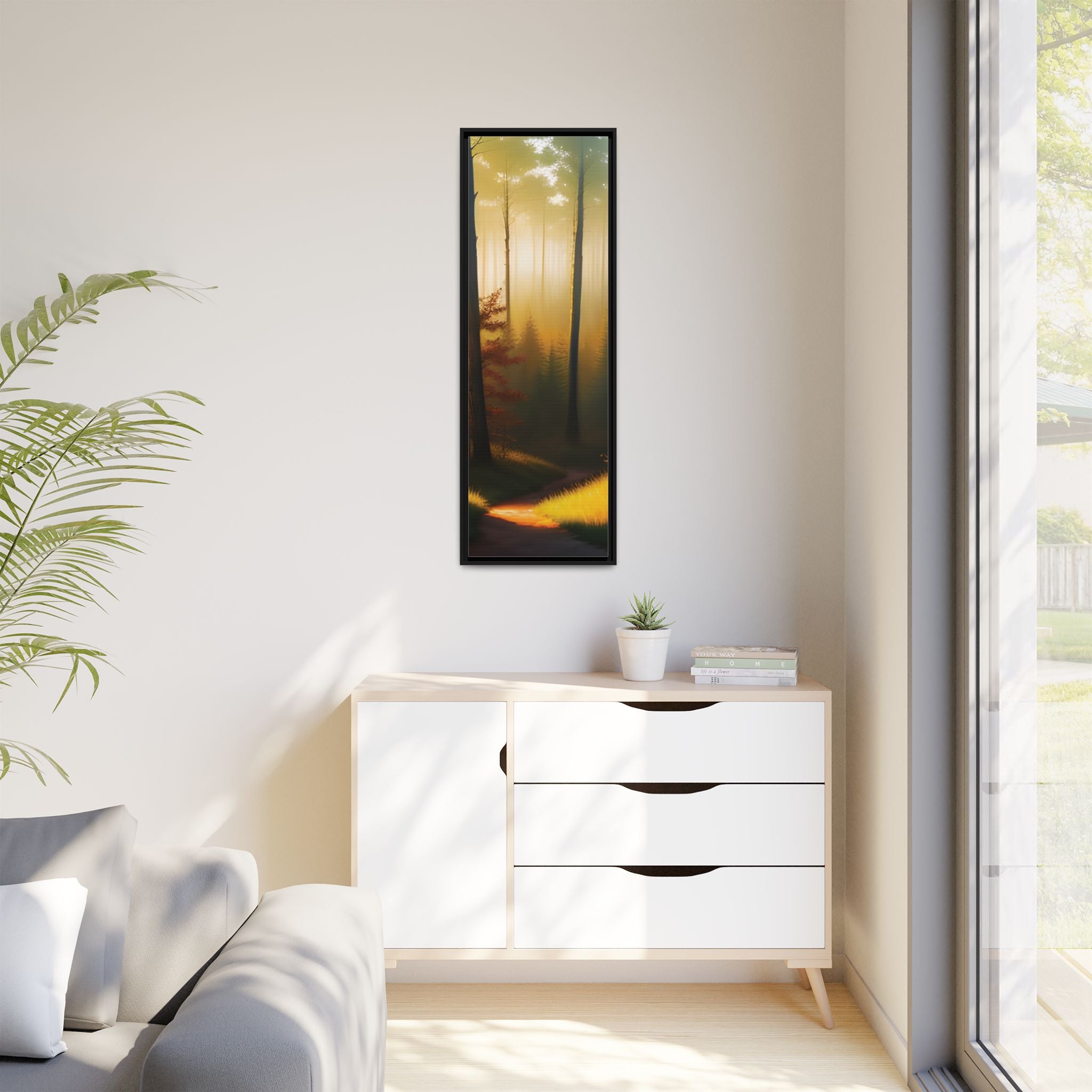 Wall Art Print - Misty Forest Sunrise