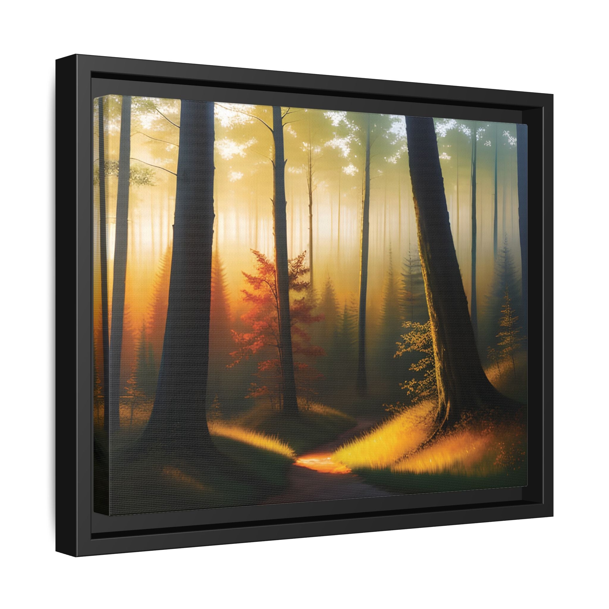 Wall Art Print - Misty Forest Sunrise