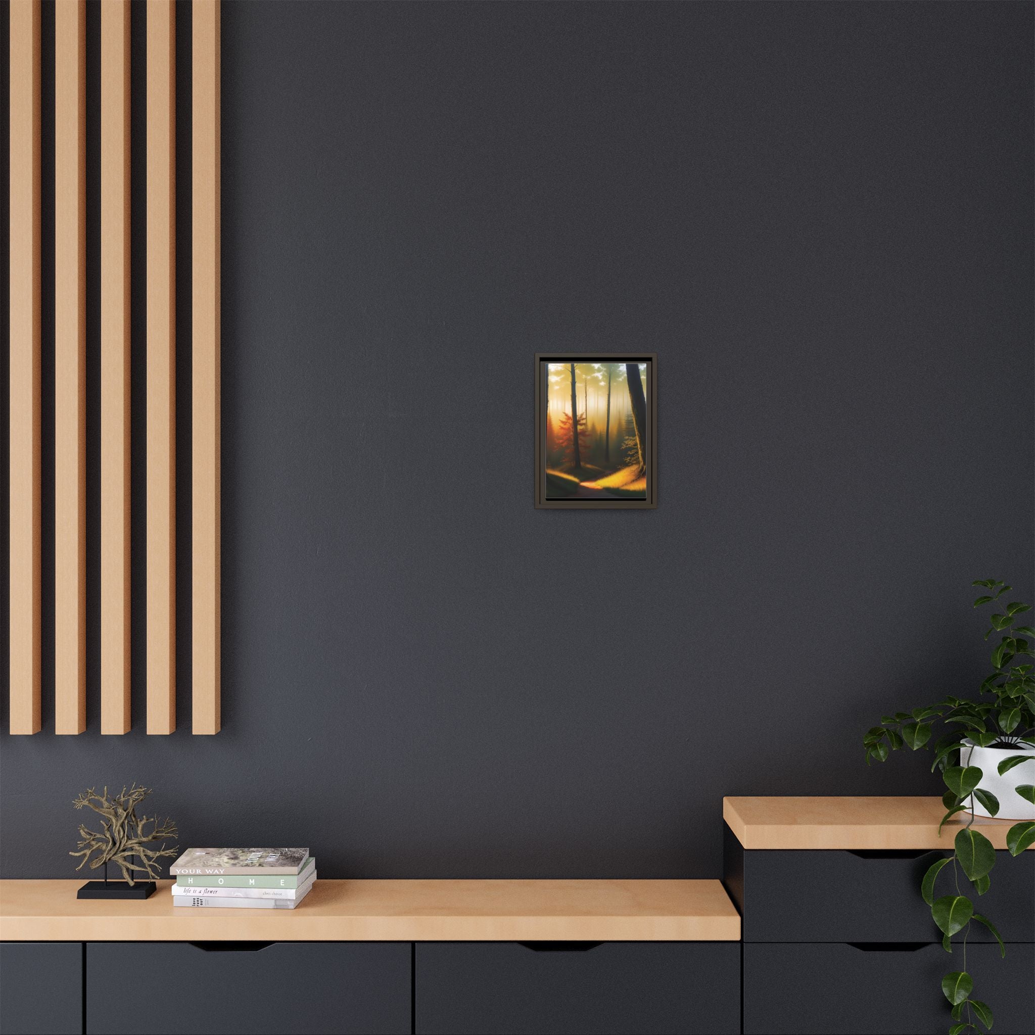 Wall Art Print - Misty Forest Sunrise