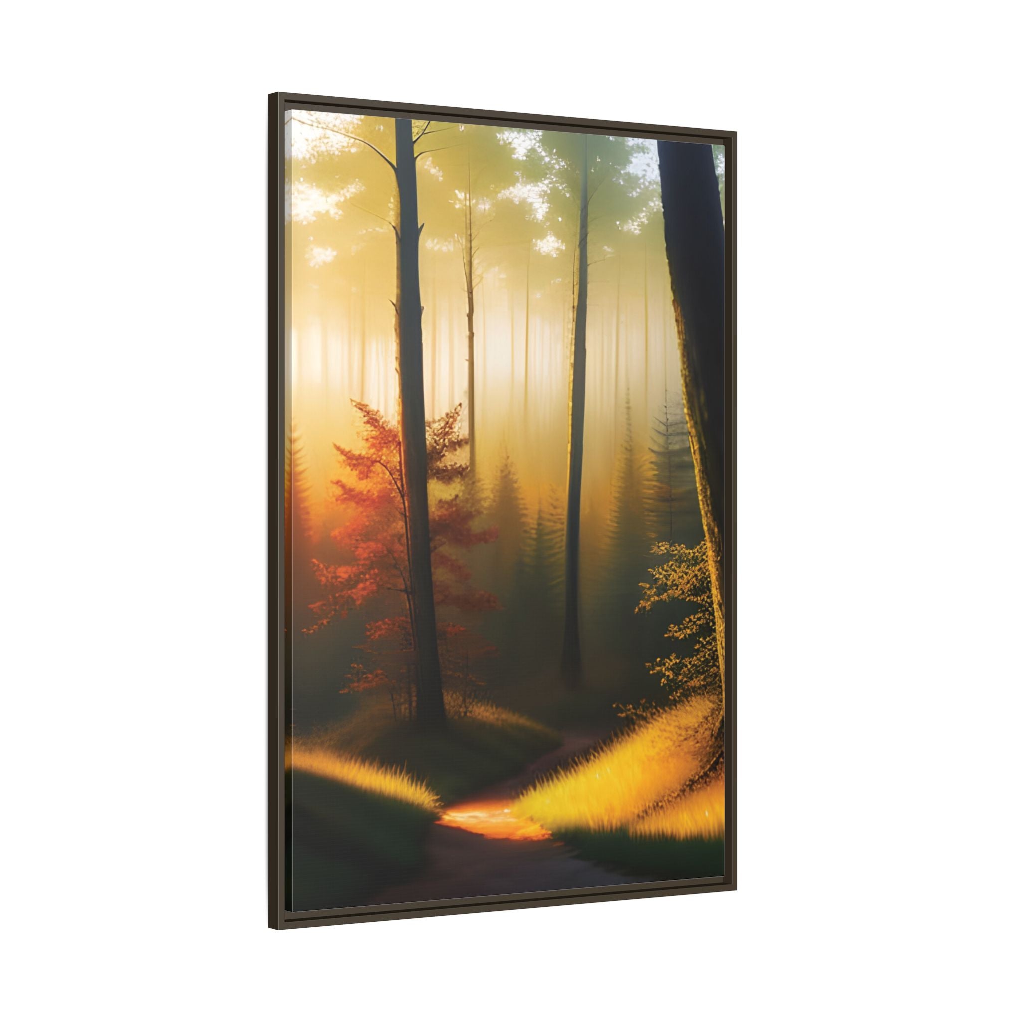 Wall Art Print - Misty Forest Sunrise
