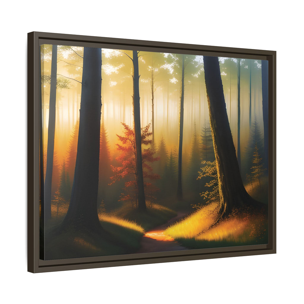 Wall Art Print - Misty Forest Sunrise