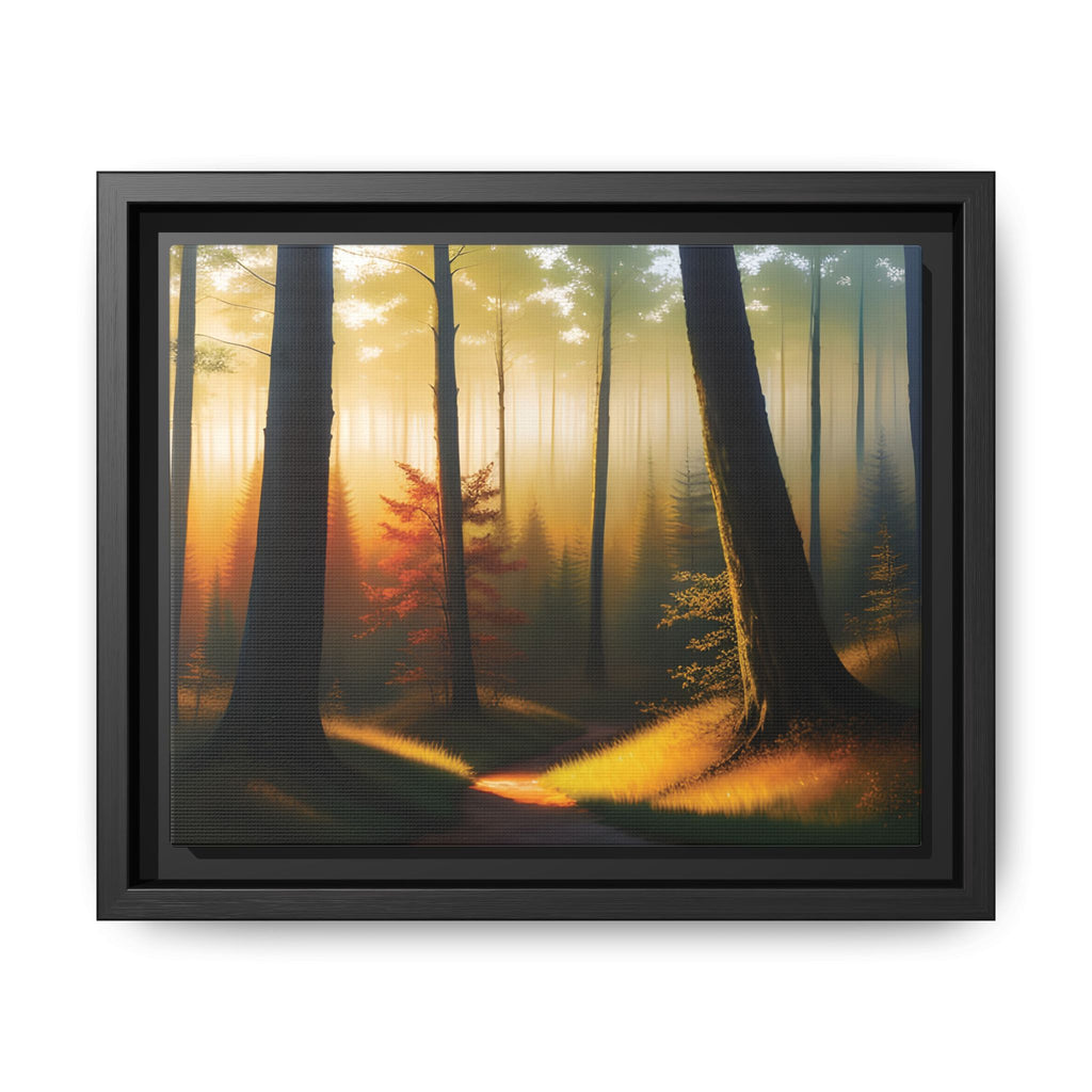 Wall Art Print - Misty Forest Sunrise