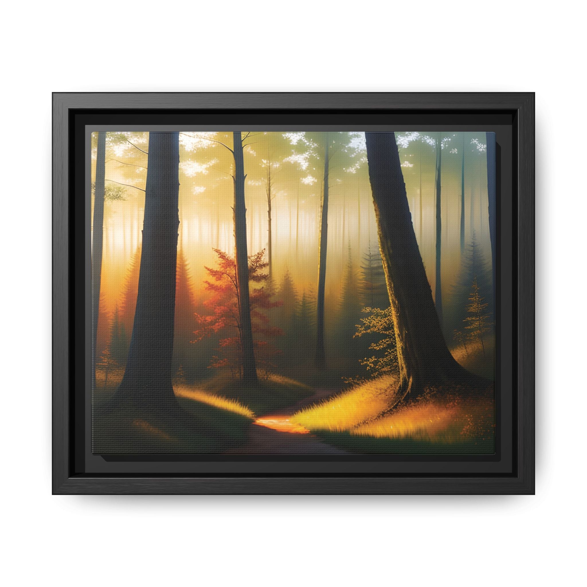 Wall Art Print - Misty Forest Sunrise