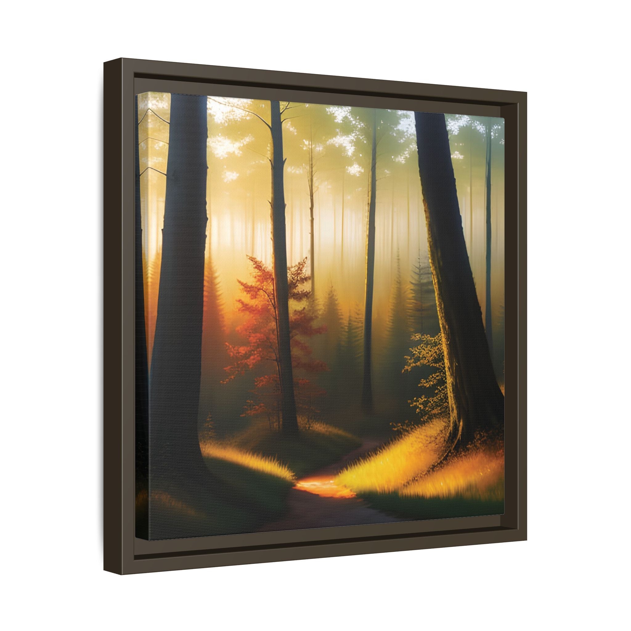 Wall Art Print - Misty Forest Sunrise