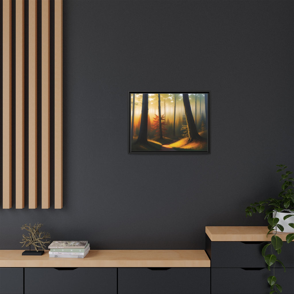 Wall Art Print - Misty Forest Sunrise