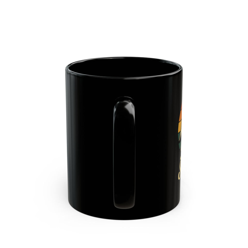 Power-Pour Glossy Black Mug