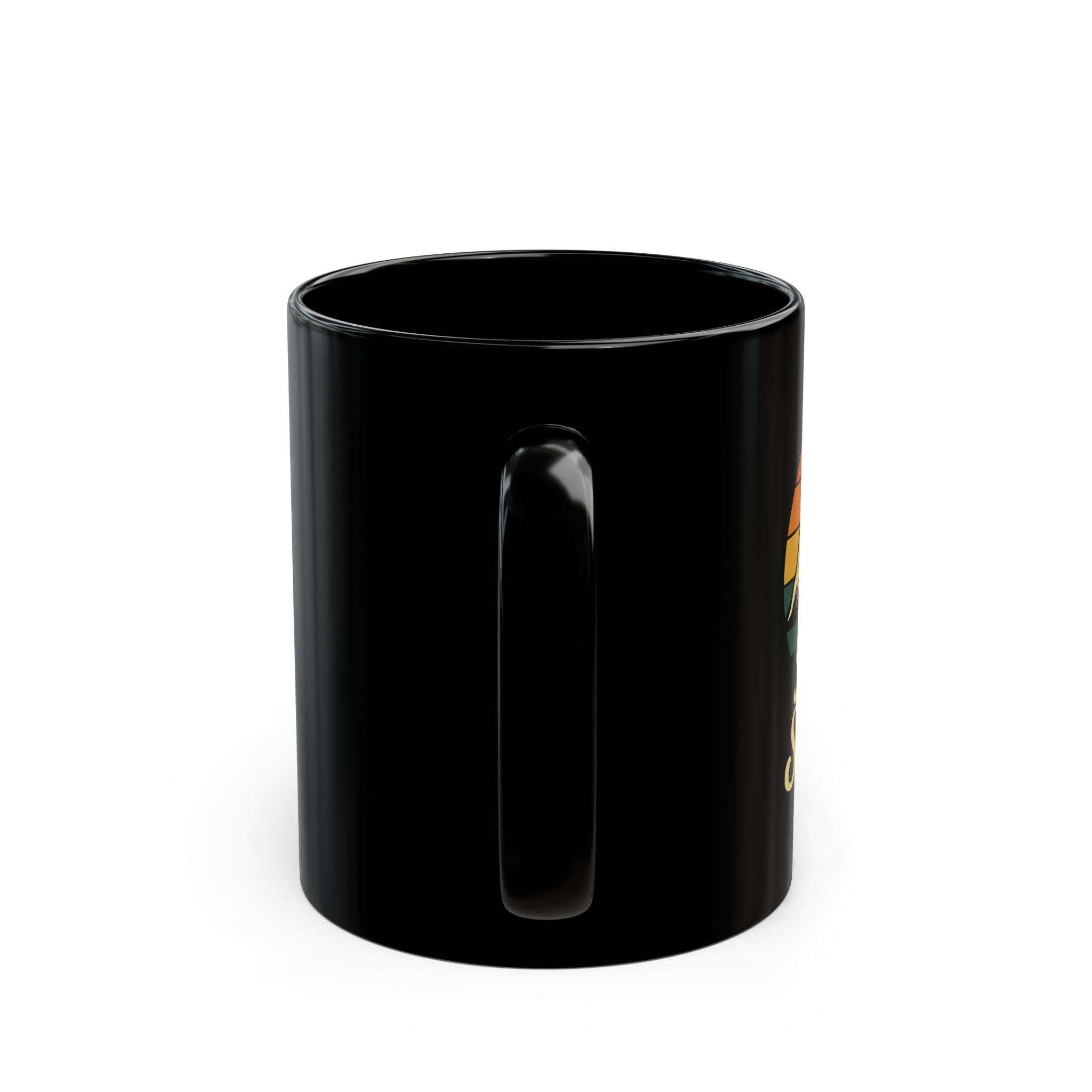 Power-Pour Glossy Black Mug