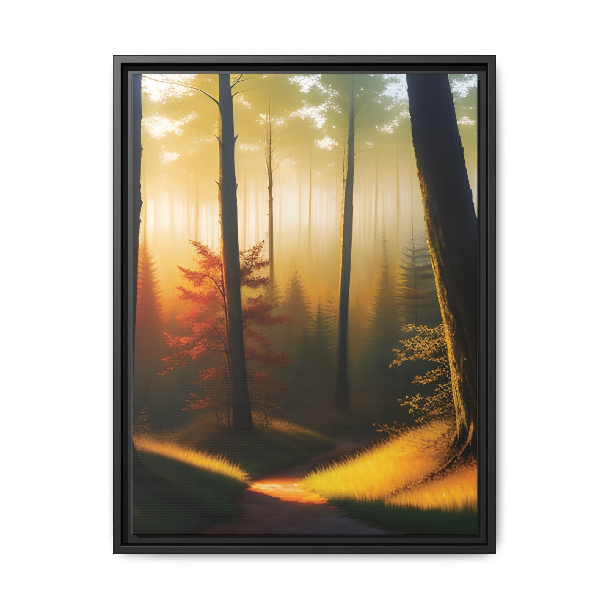 Wall Art Print - Misty Forest Sunrise