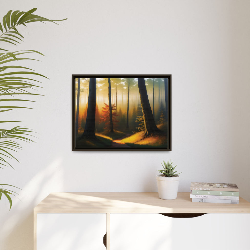 Wall Art Print - Misty Forest Sunrise