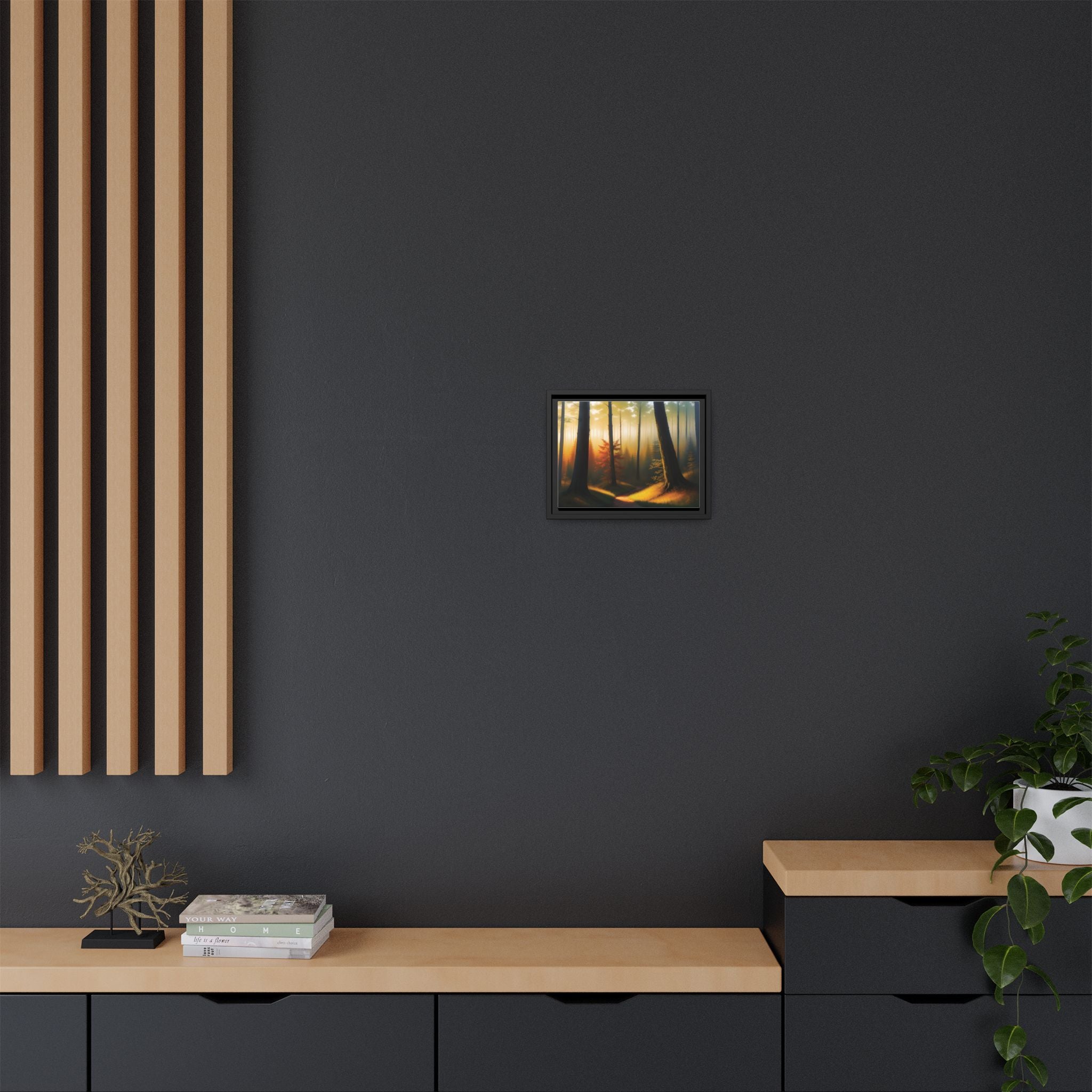 Wall Art Print - Misty Forest Sunrise