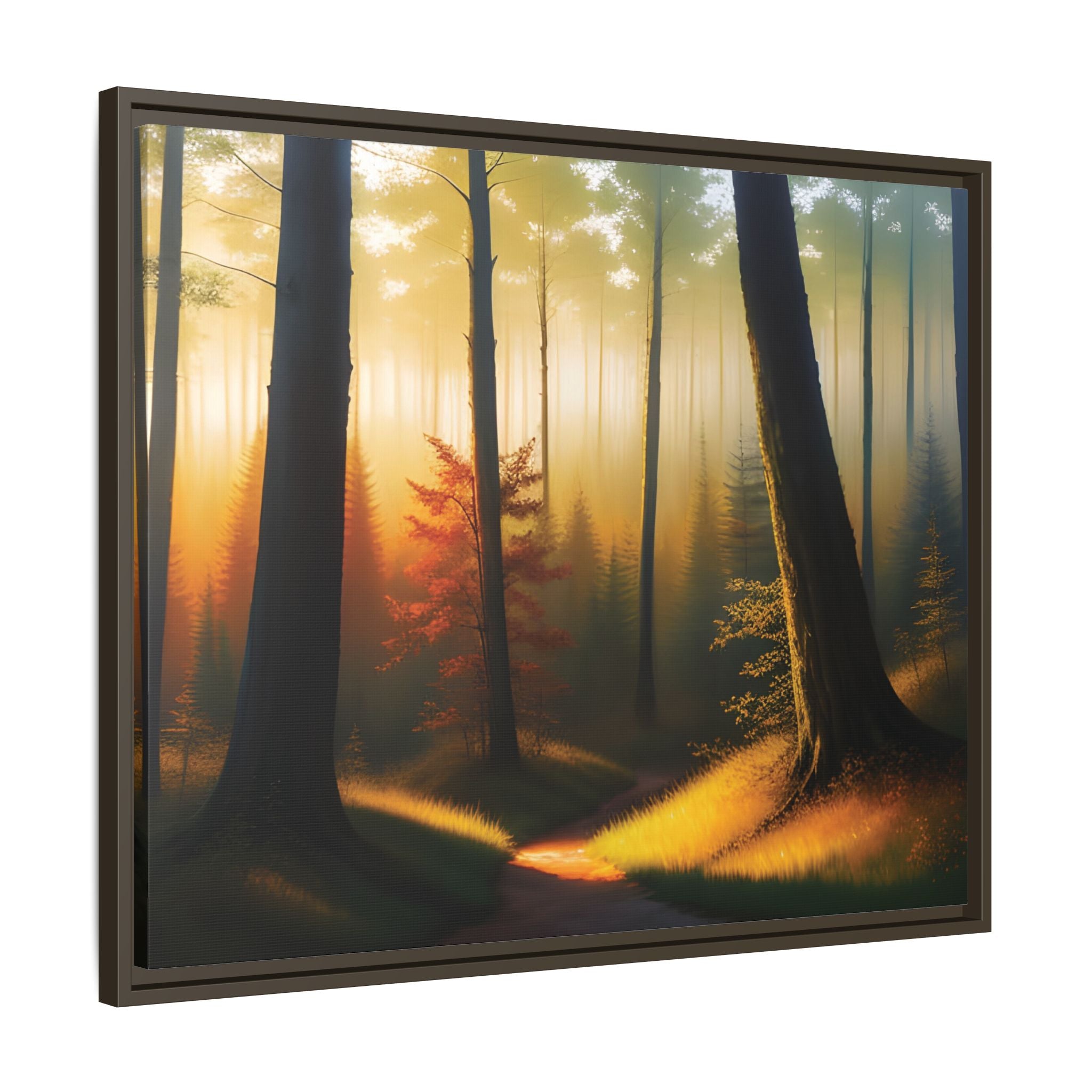 Wall Art Print - Misty Forest Sunrise