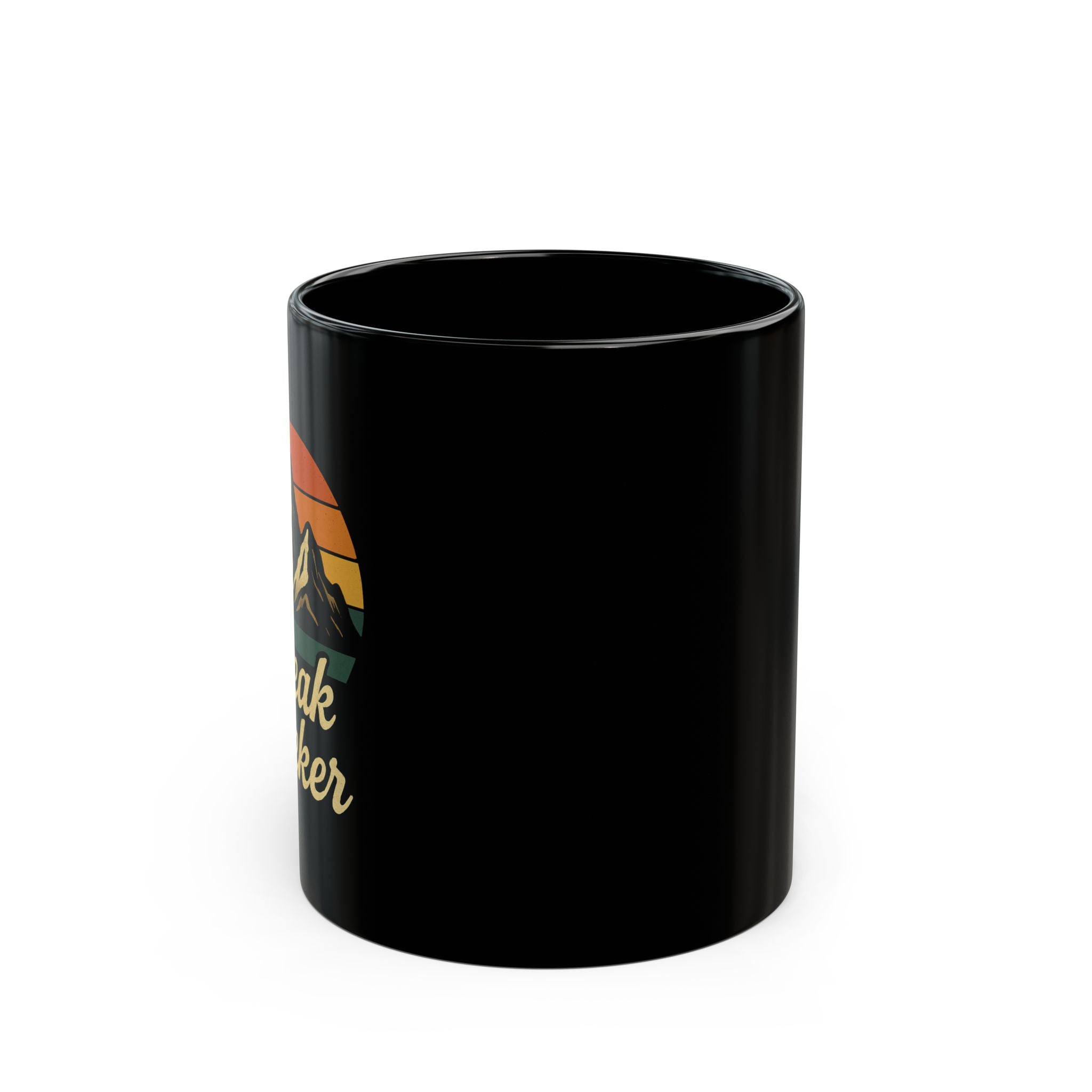 Power-Pour Glossy Black Mug