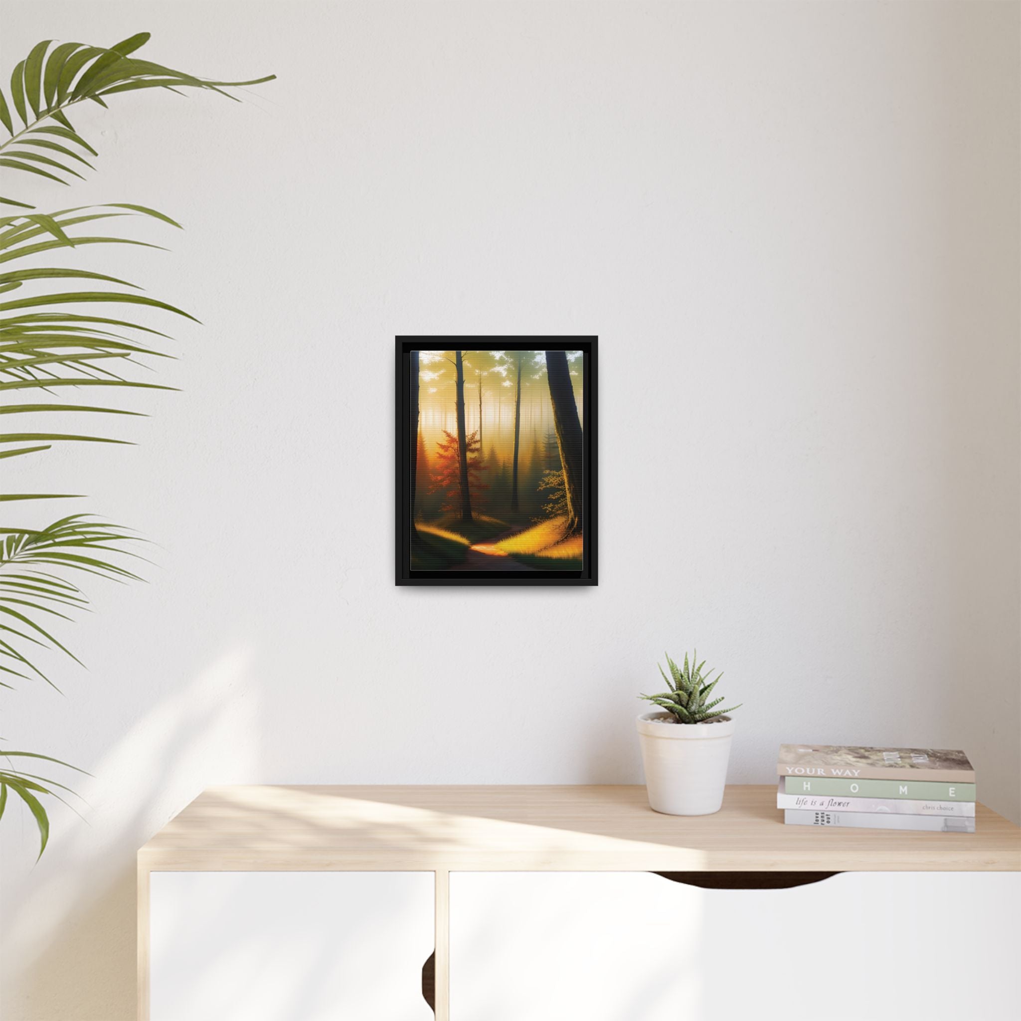 Wall Art Print - Misty Forest Sunrise