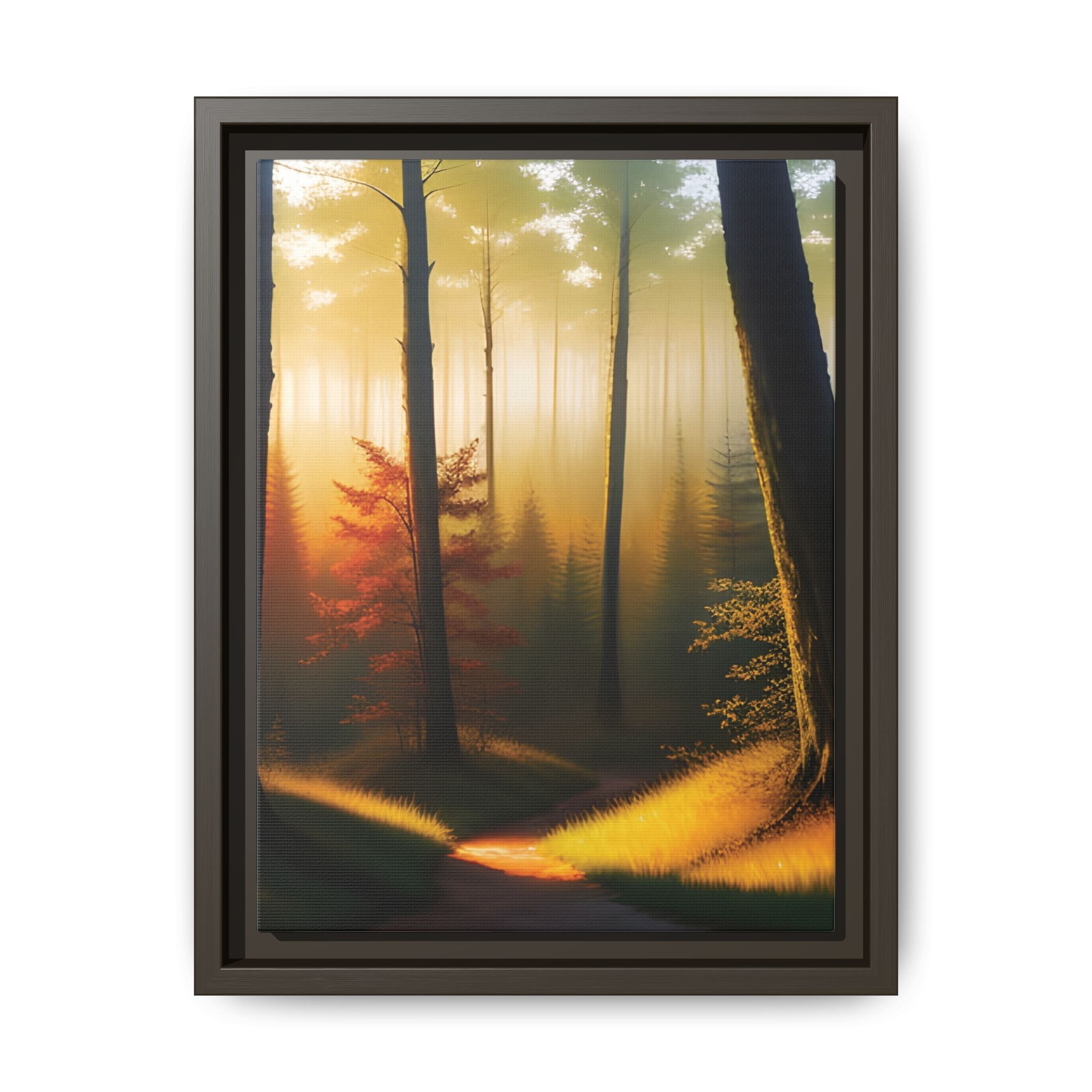 Wall Art Print - Misty Forest Sunrise