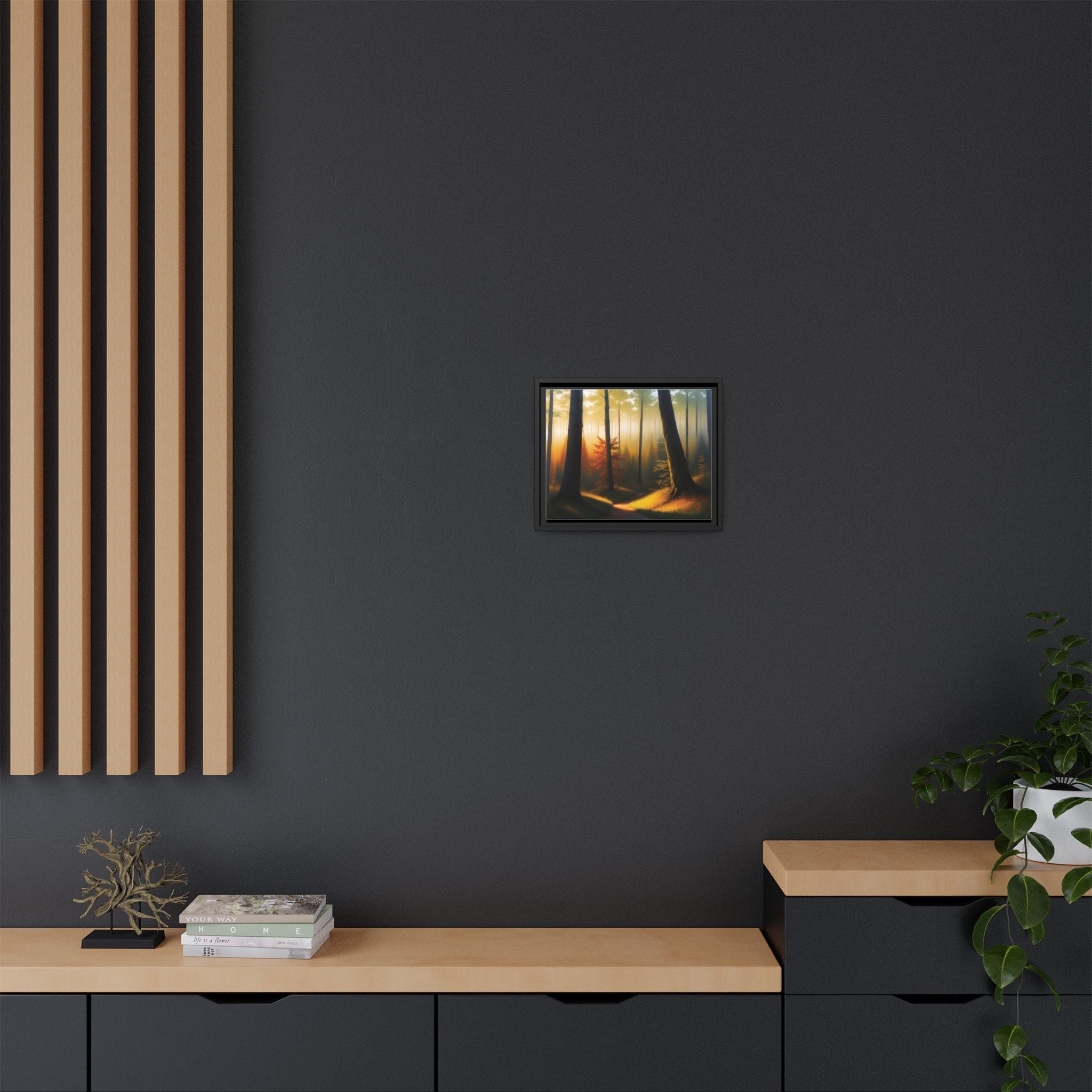 Wall Art Print - Misty Forest Sunrise