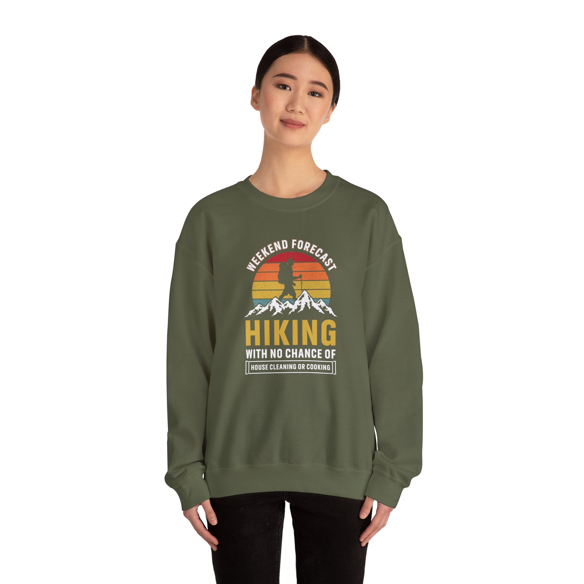 Spirited Trail-Lover Crew Sweatshirt