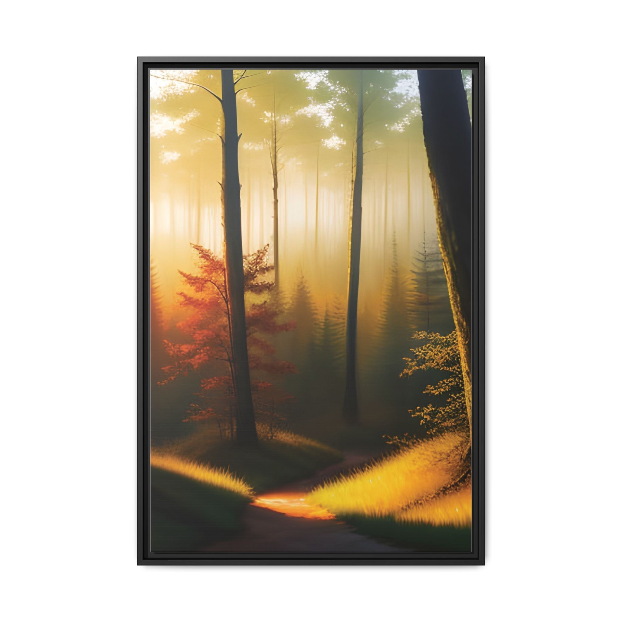 Wall Art Print - Misty Forest Sunrise