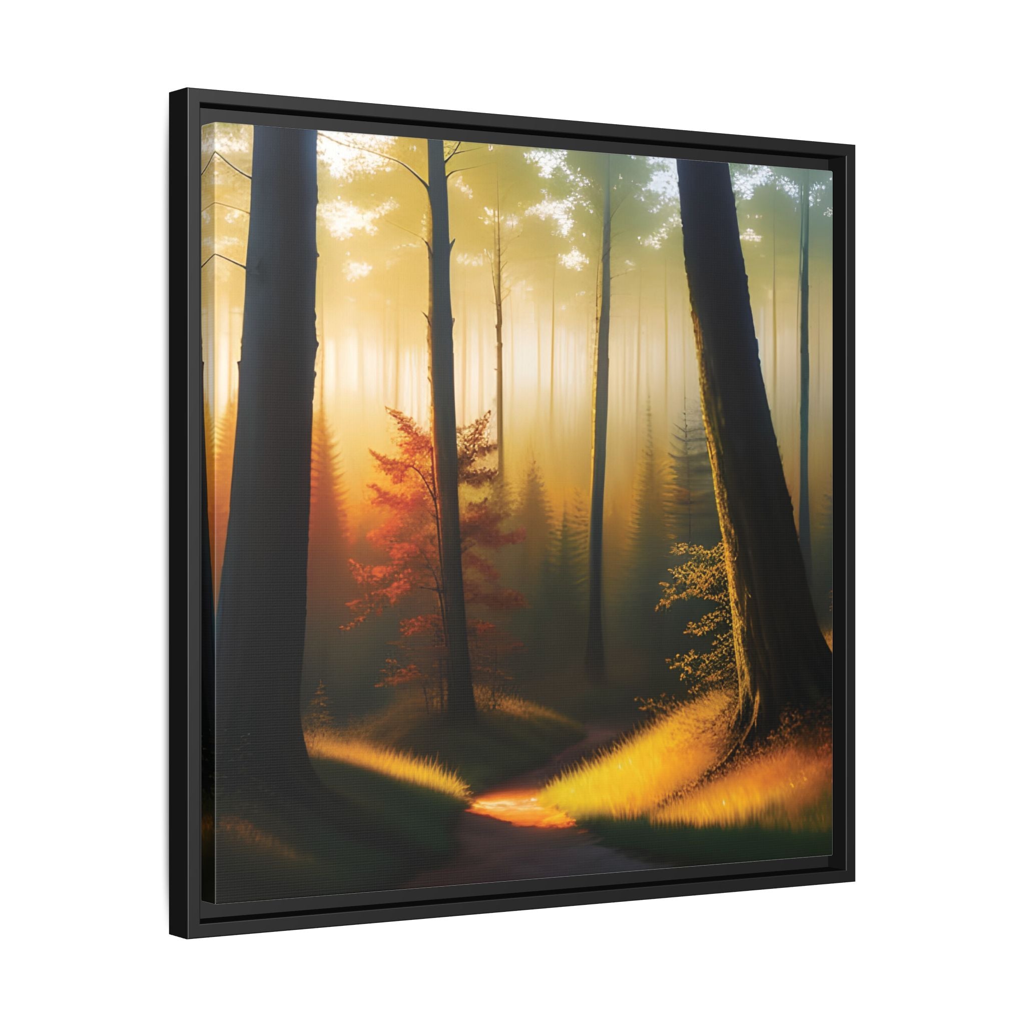 Wall Art Print - Misty Forest Sunrise