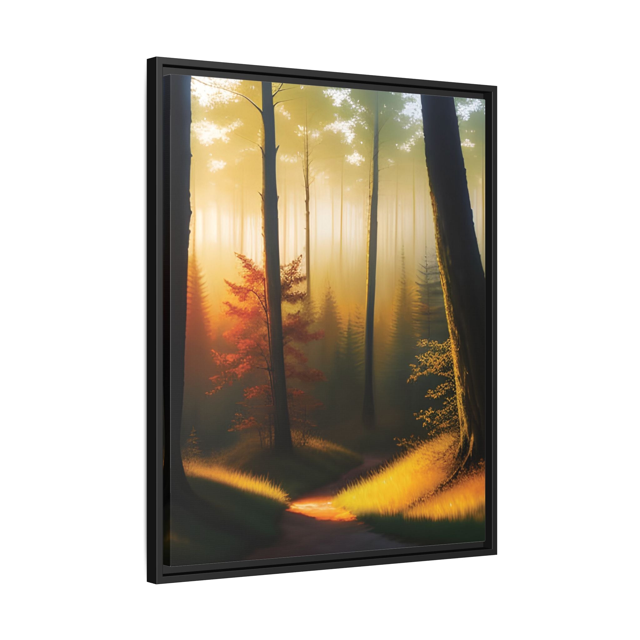 Wall Art Print - Misty Forest Sunrise