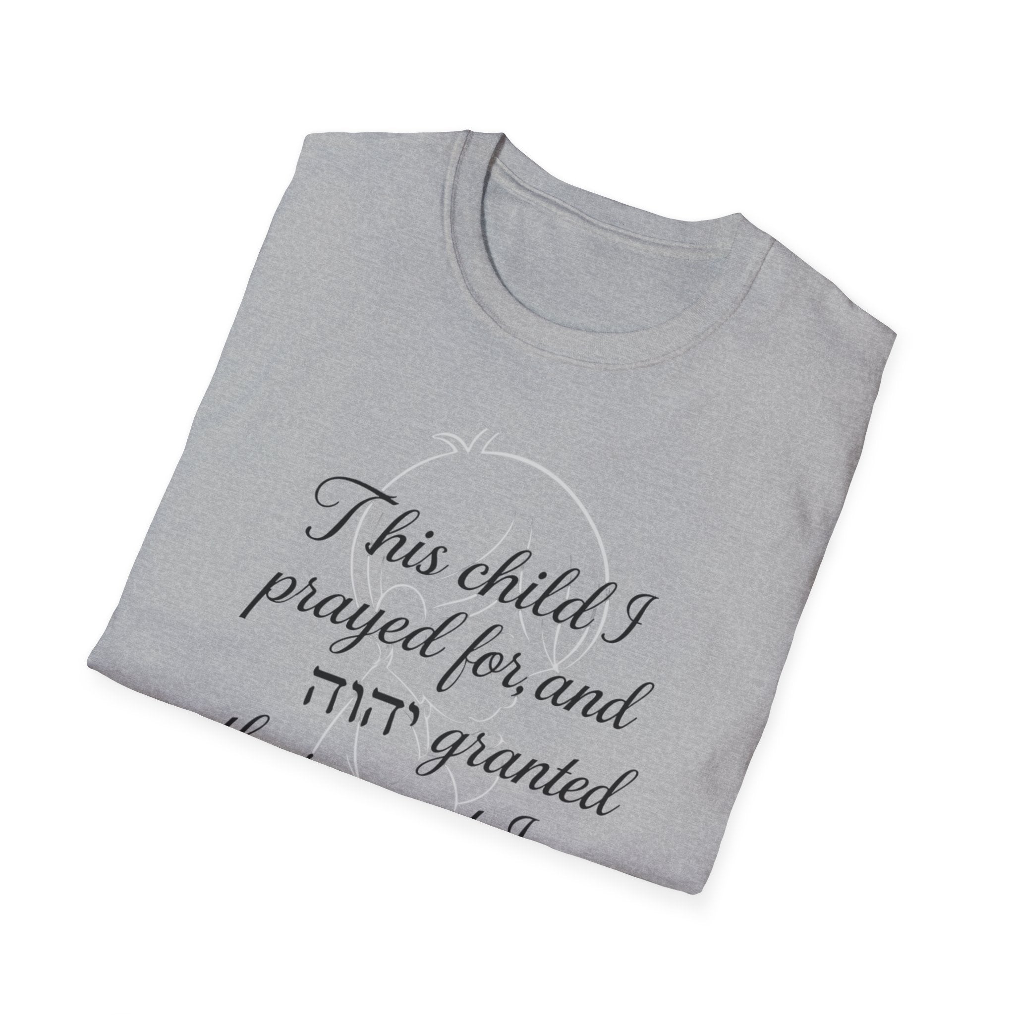 1 Samuel 1:27 Scripture-Inspired T-Shirt