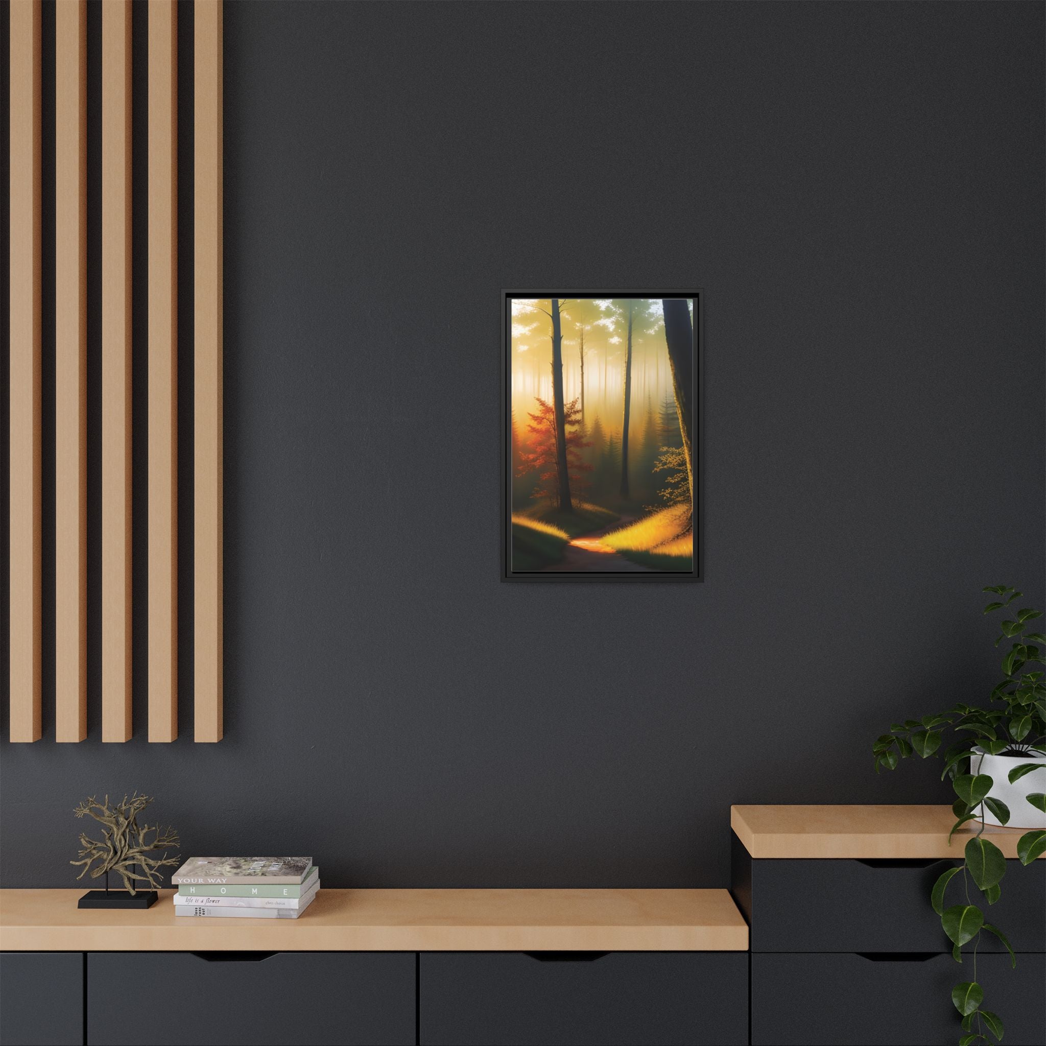 Wall Art Print - Misty Forest Sunrise