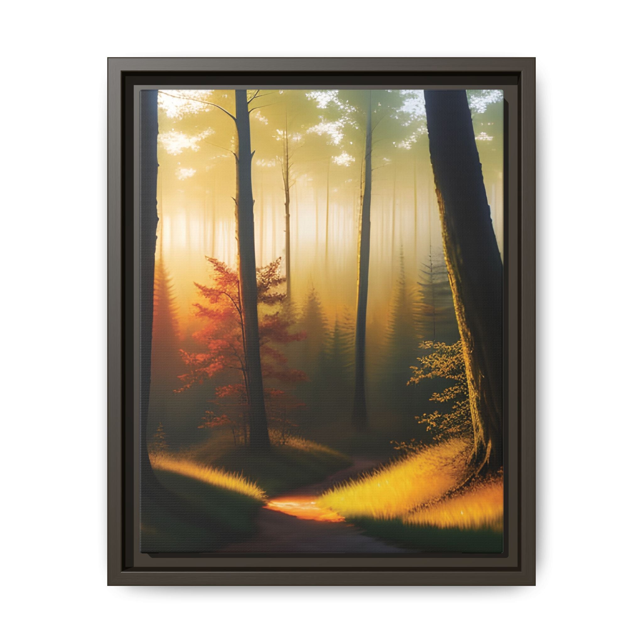 Wall Art Print - Misty Forest Sunrise