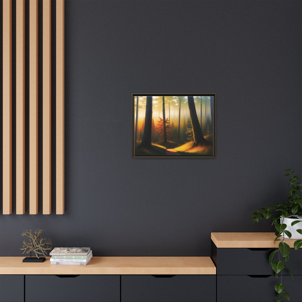 Wall Art Print - Misty Forest Sunrise